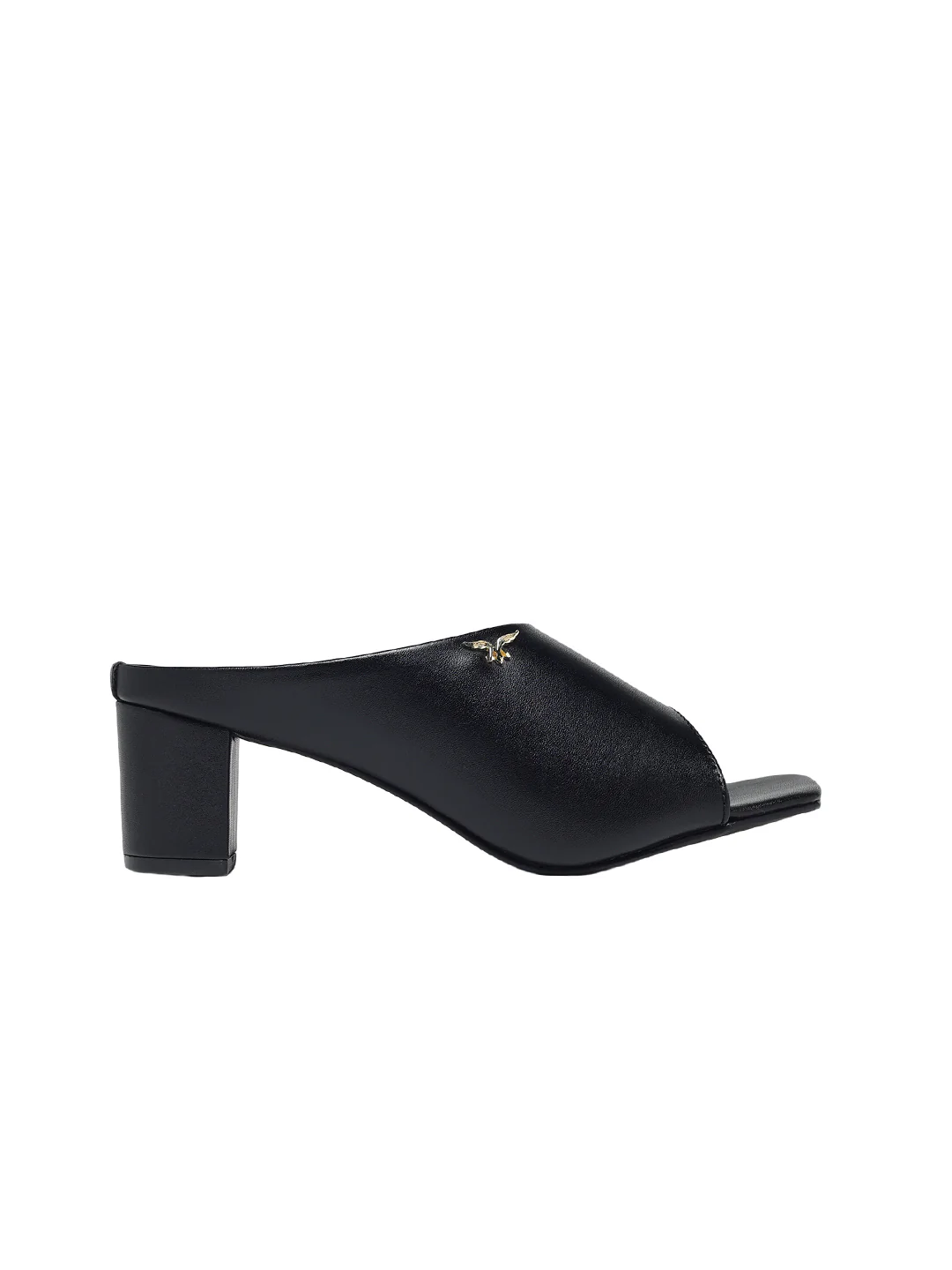 Aamya Black Block Heels - Image 6