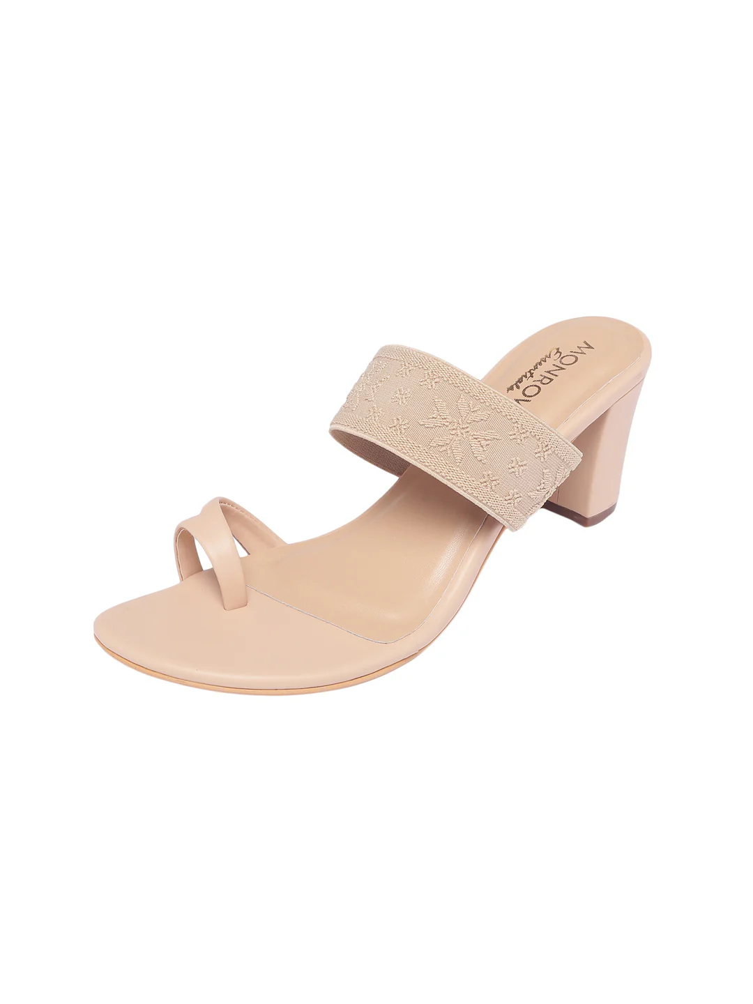 Adalynn Cream Block Heels - Image 9