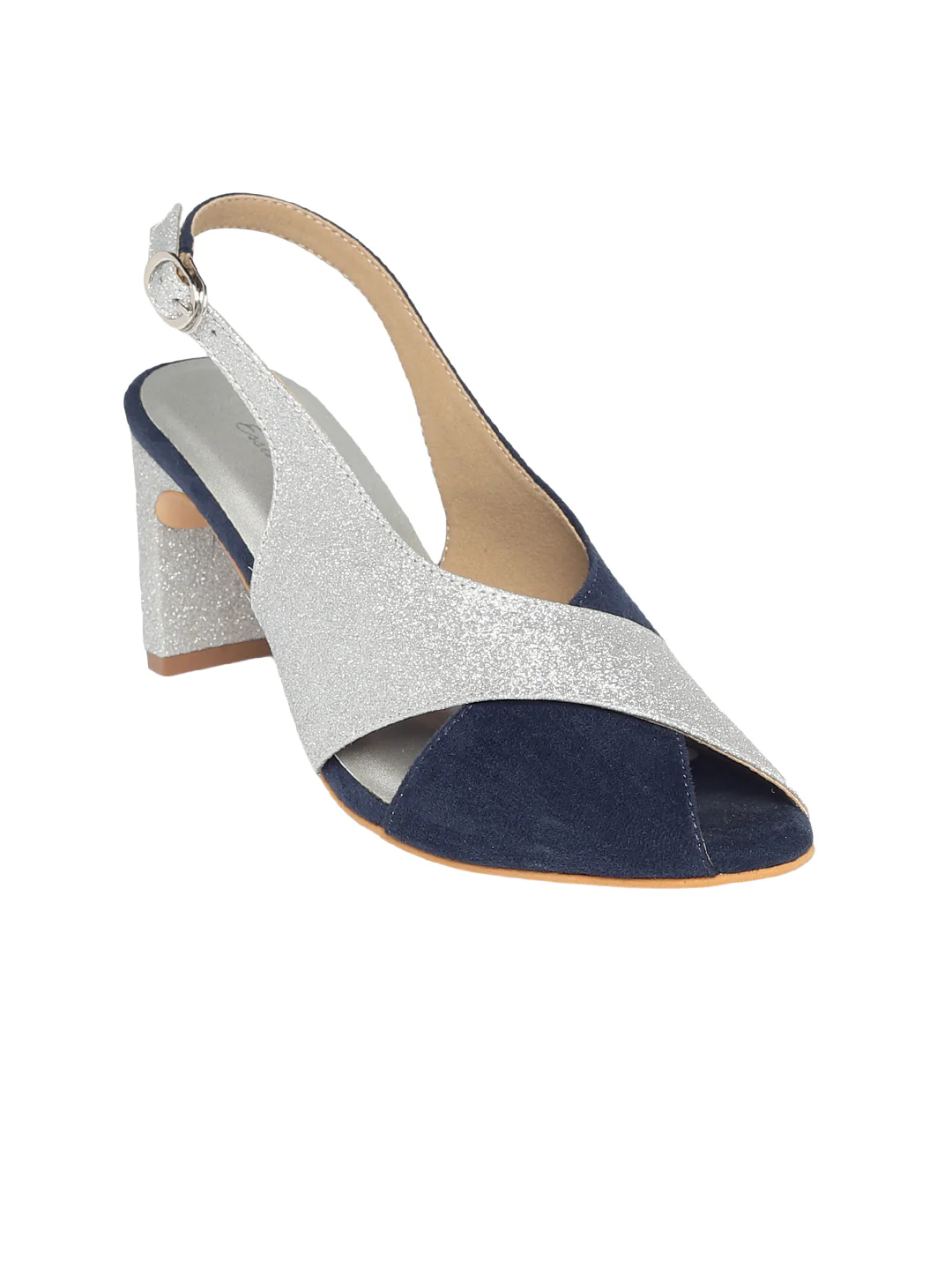 Addison Blue Block Heels - Image 2