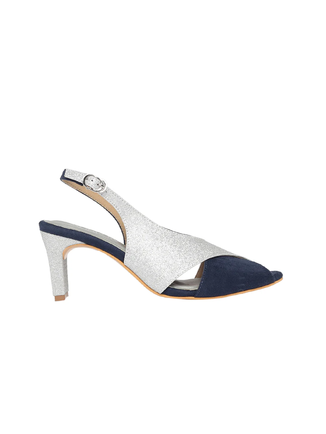 Addison Blue Block Heels - Image 6