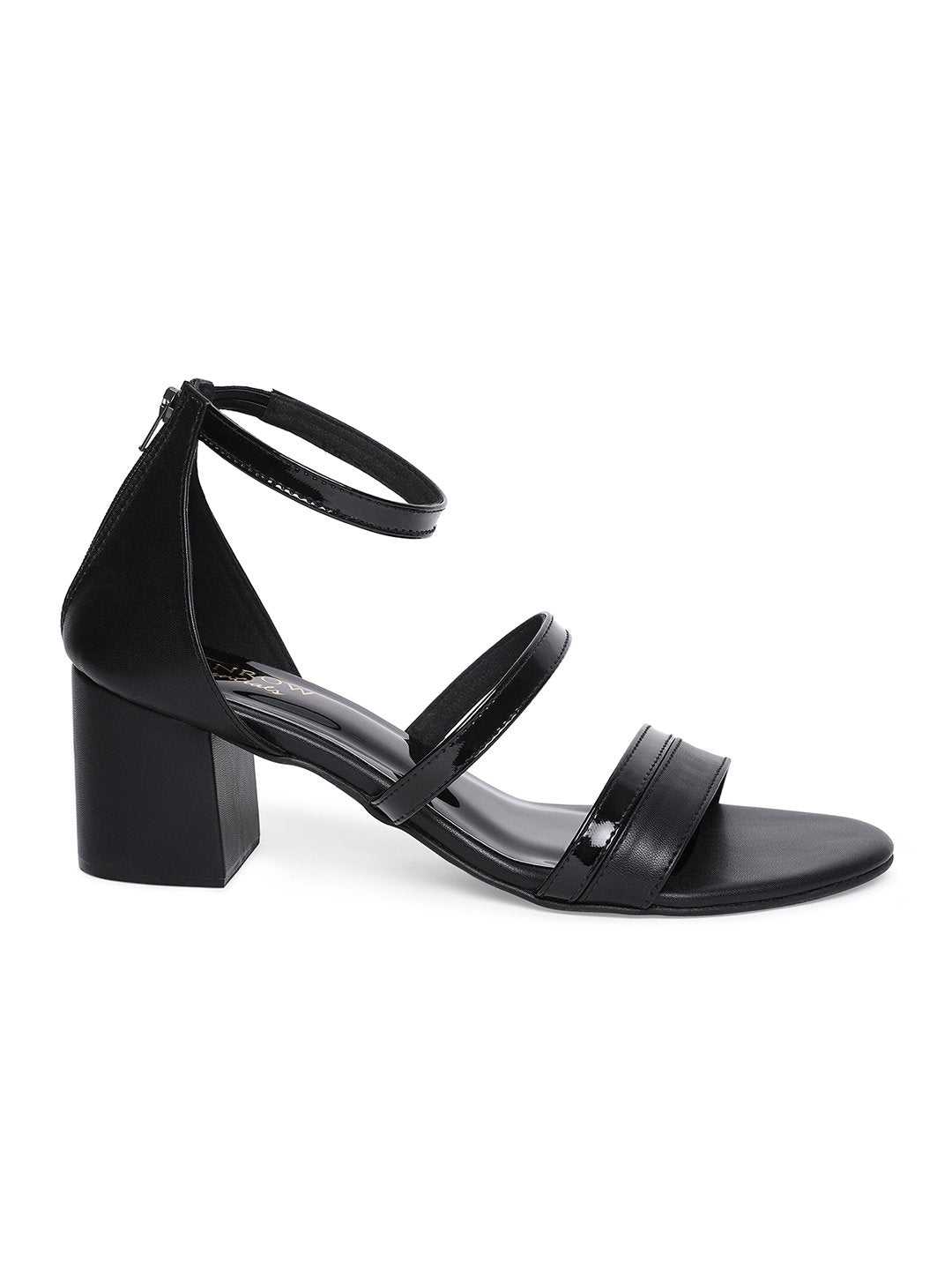 Addisyn Black Block Heel - Image 5