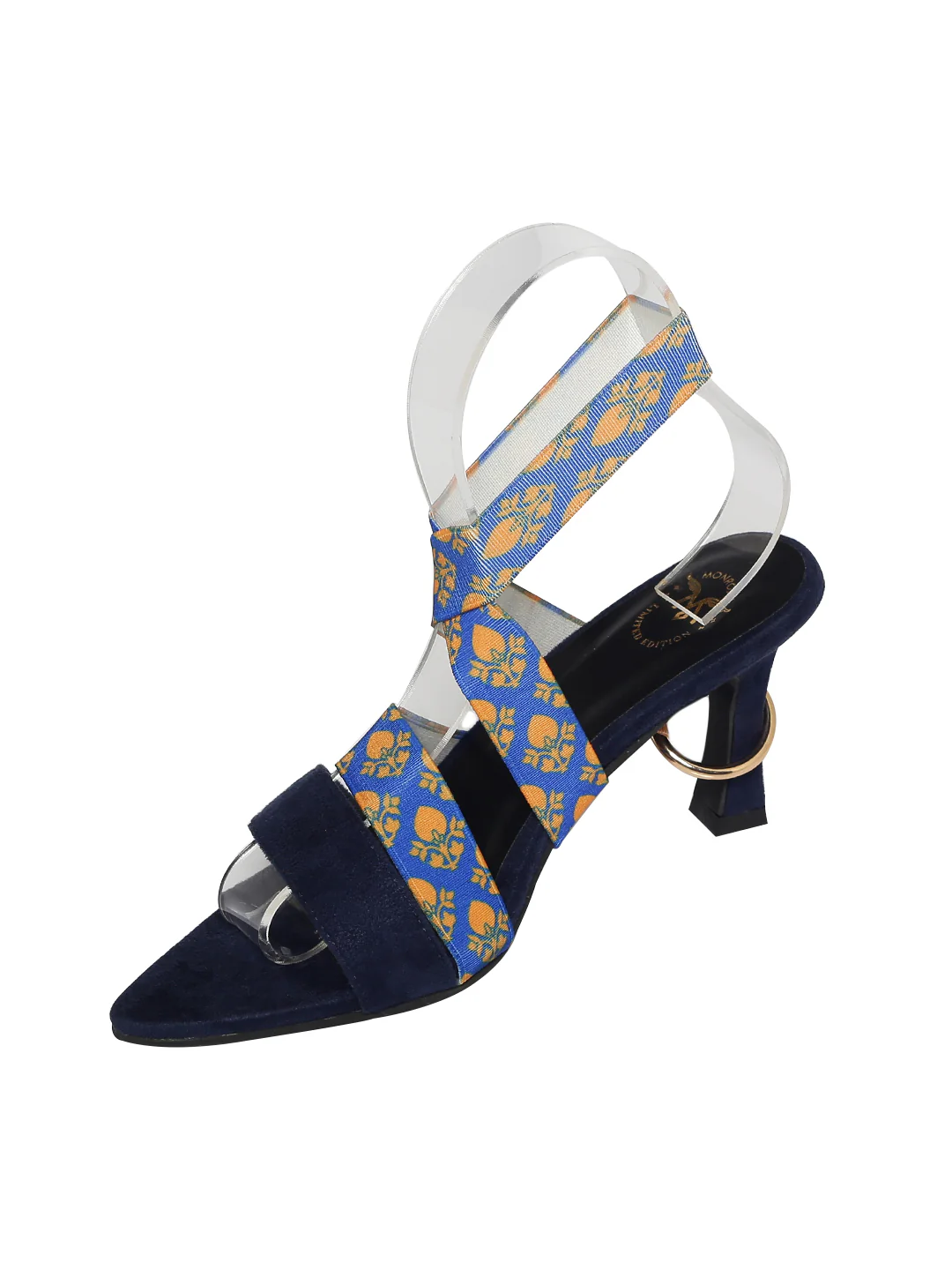 Royal Paisley Kitten Heels - Image 5