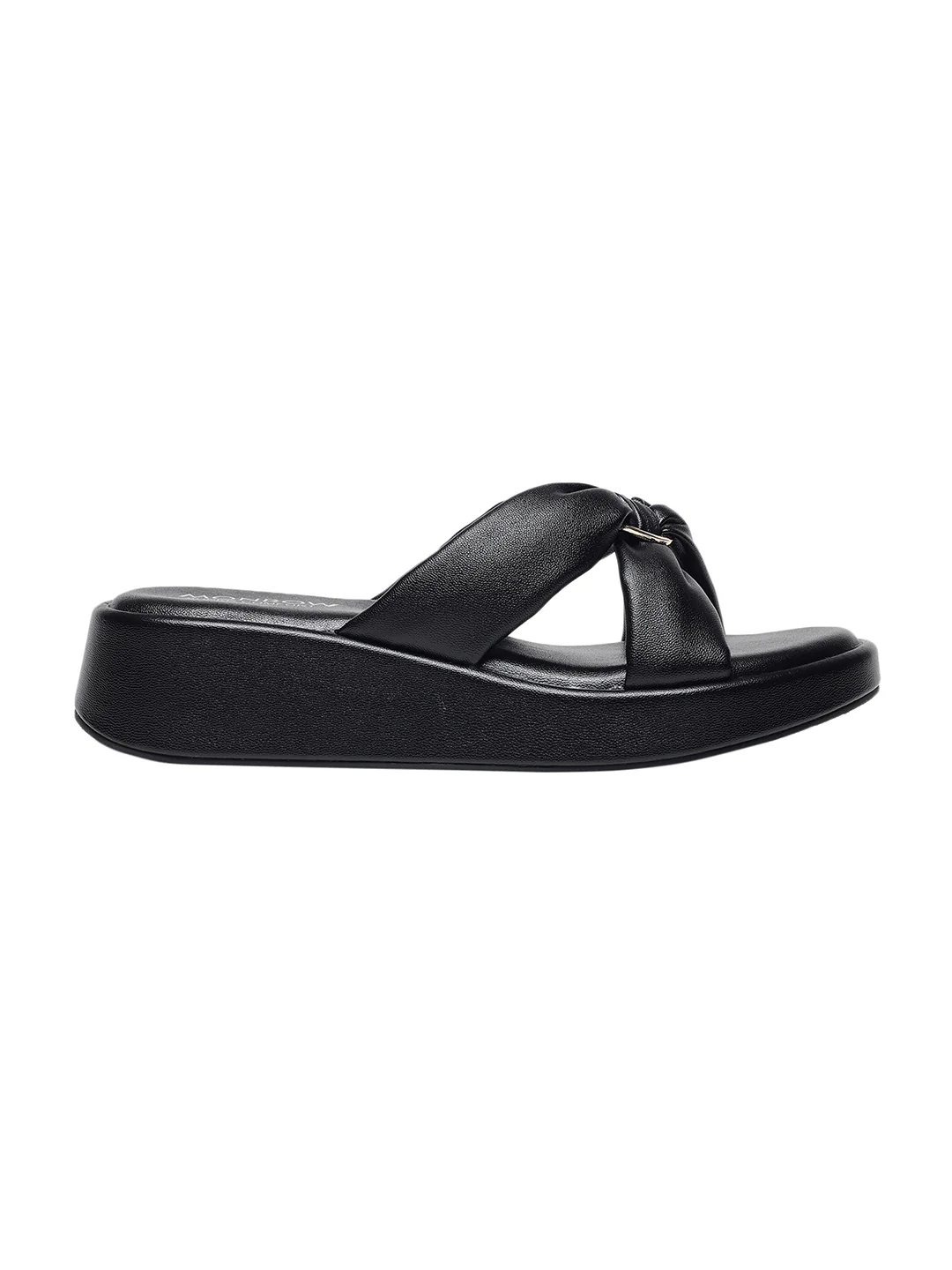 Alani Black Wedge Heels - Image 5
