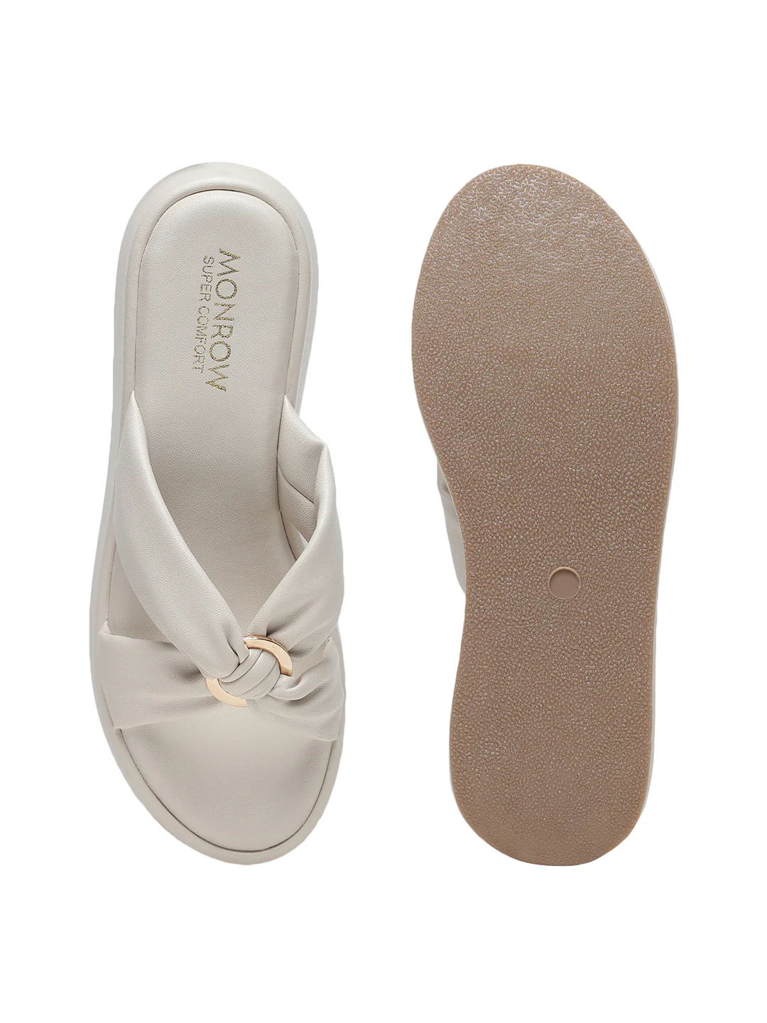 Alani Cream Wedge Heels - Image 6
