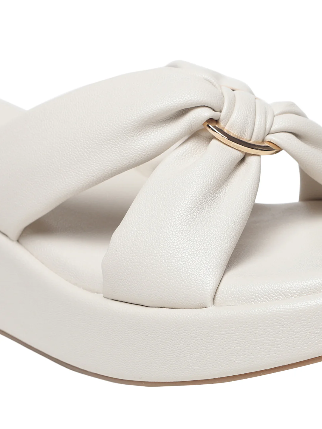 Alani Cream Wedge Heels - Image 7