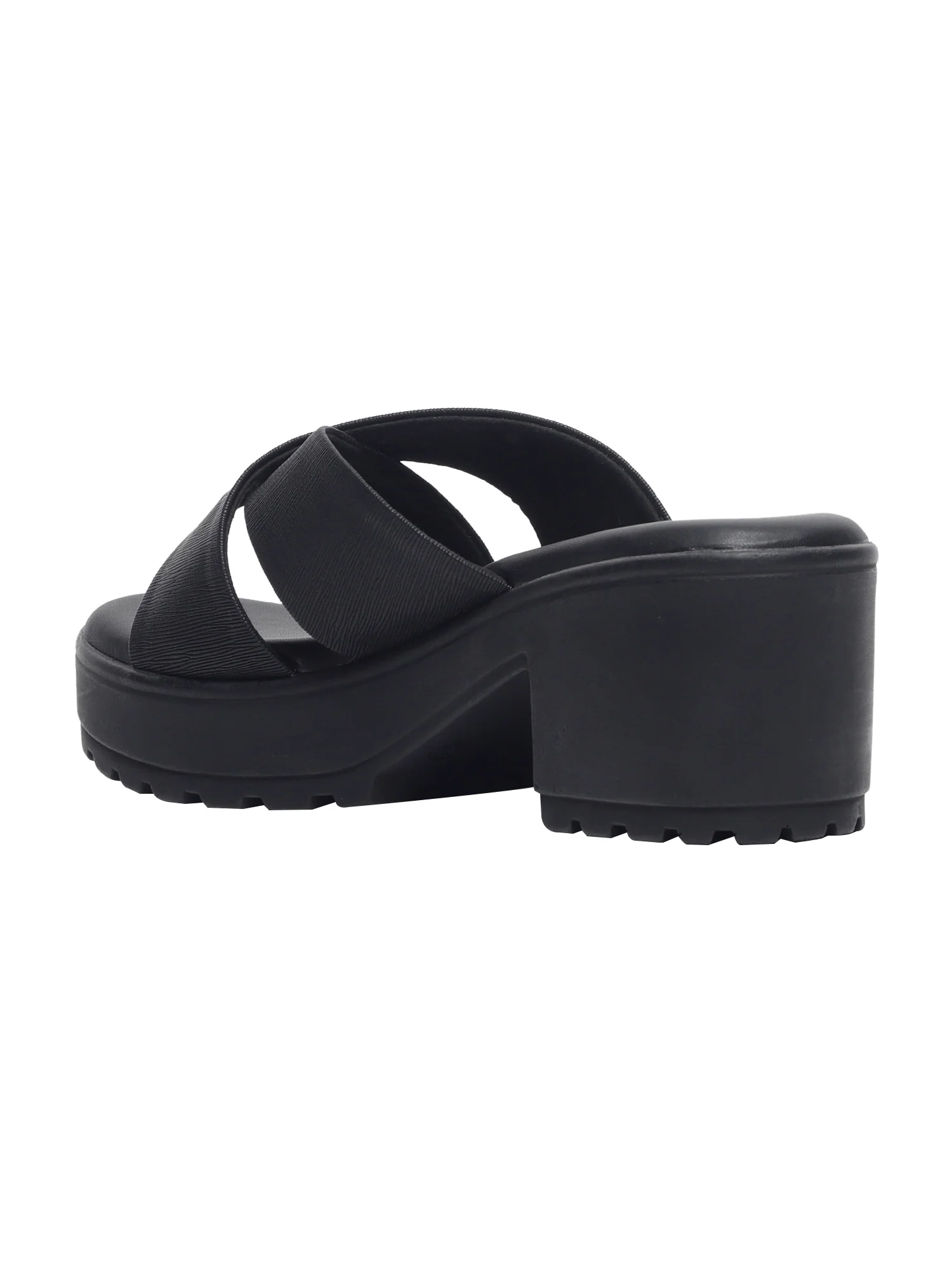 Alazne Black Platform Heels - Image 2