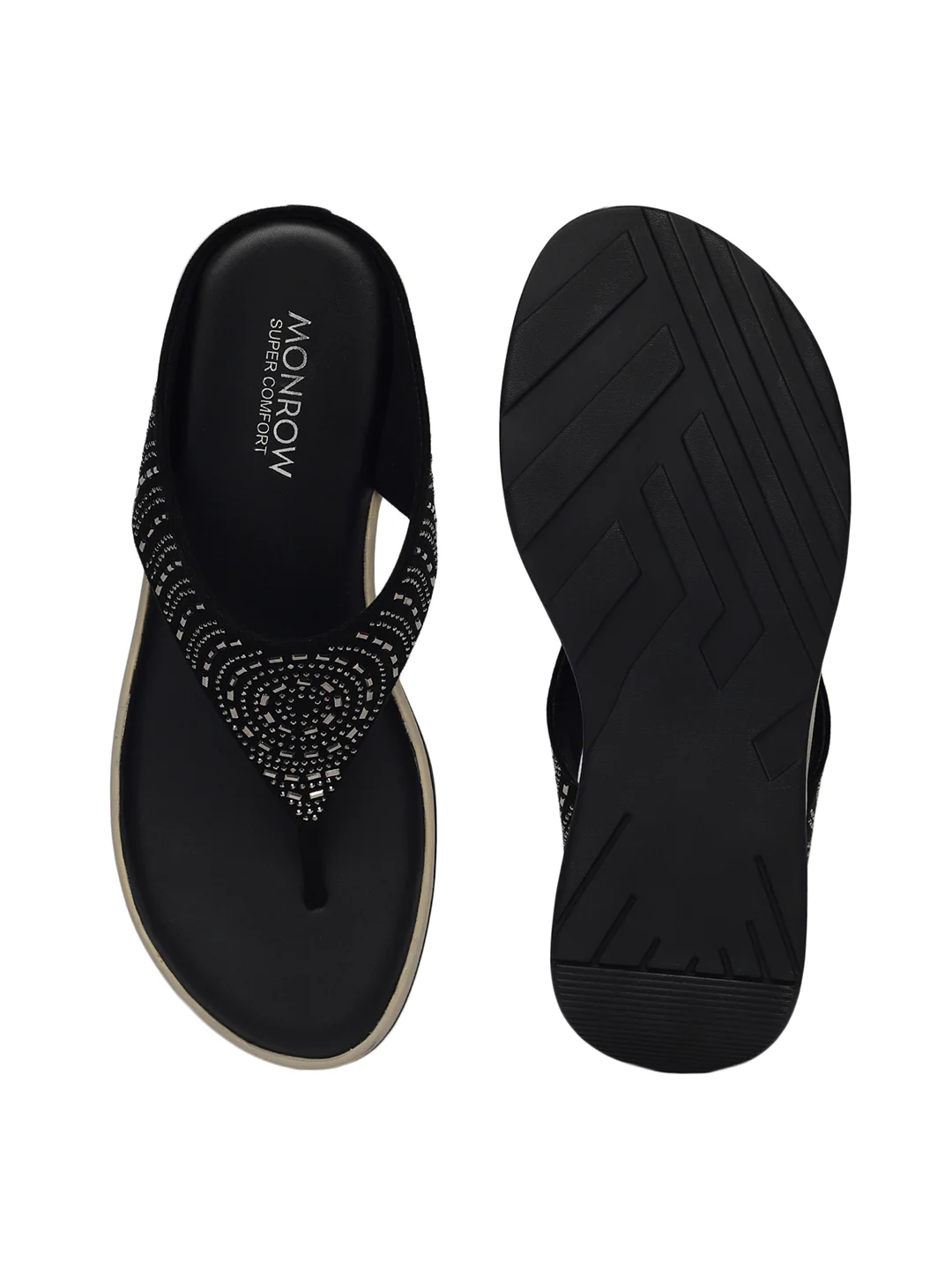 Aleana Black Wedge Heels - Image 6