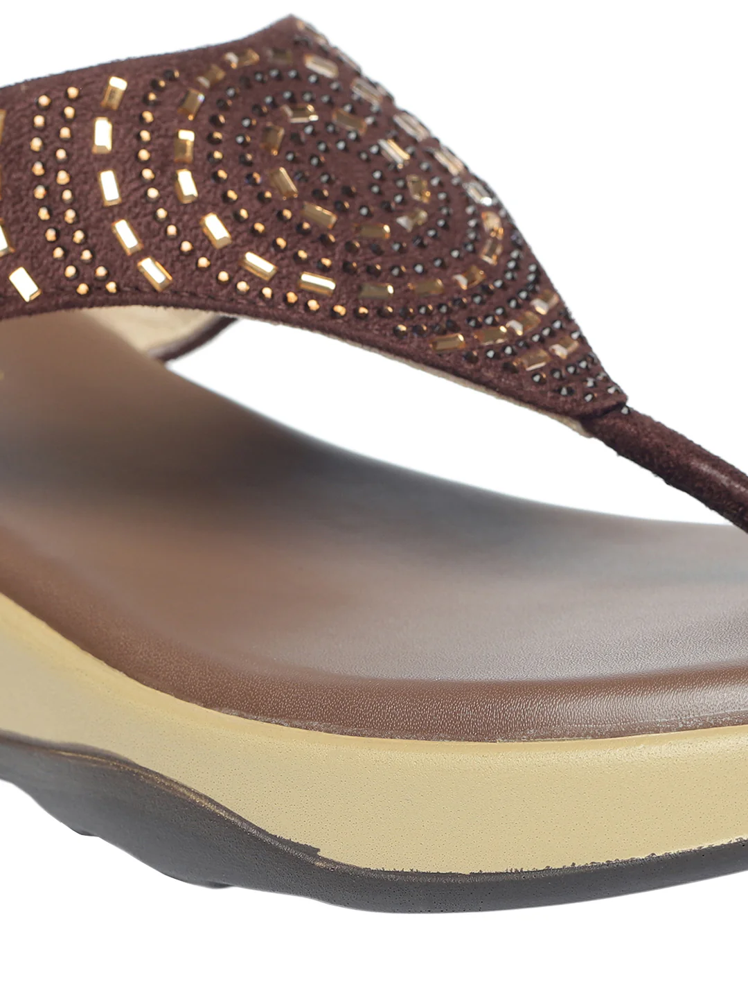 Aleana Brown Wedge Heels - Image 6
