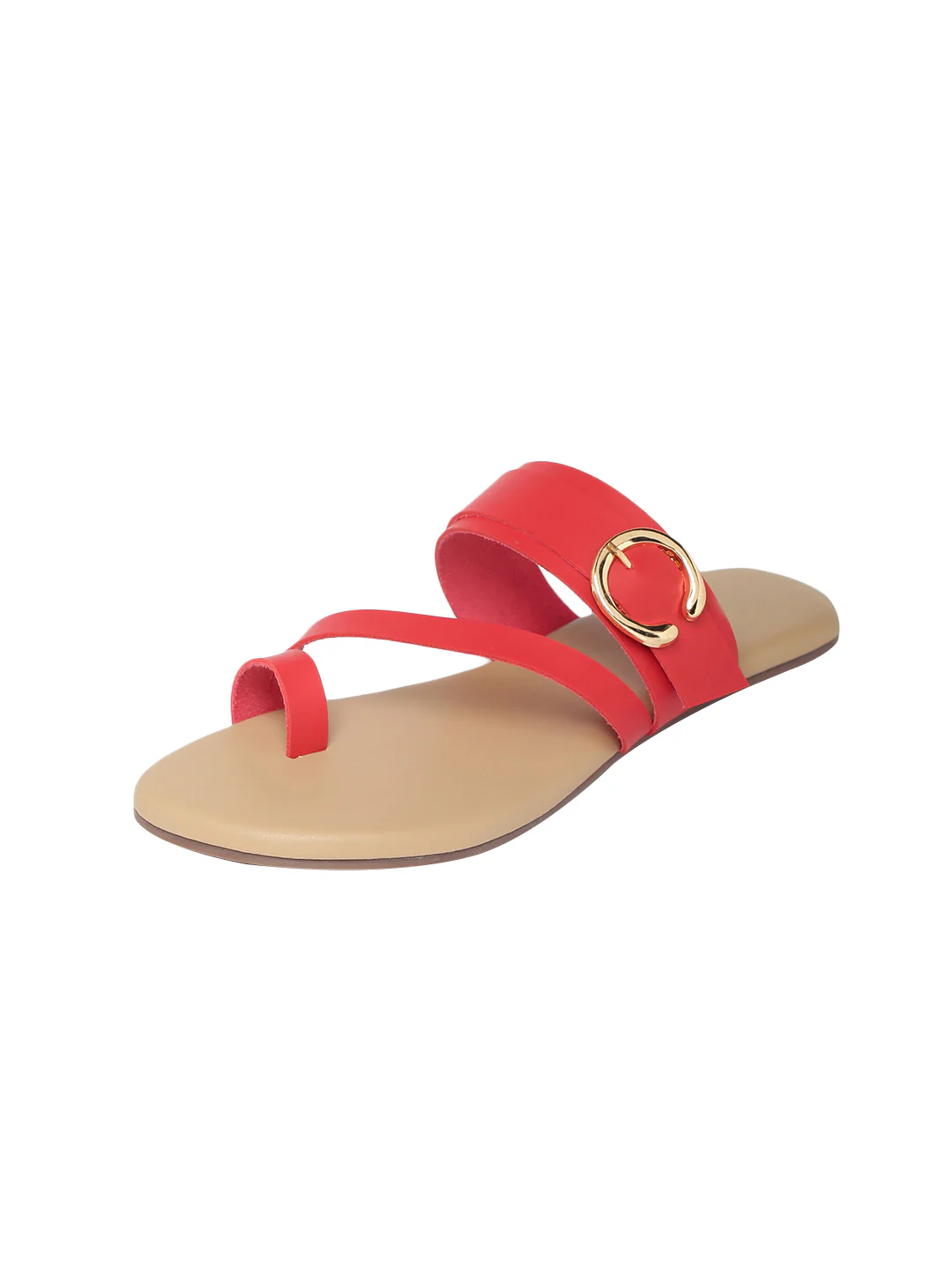 Alivia Maroon Flats - Image 8