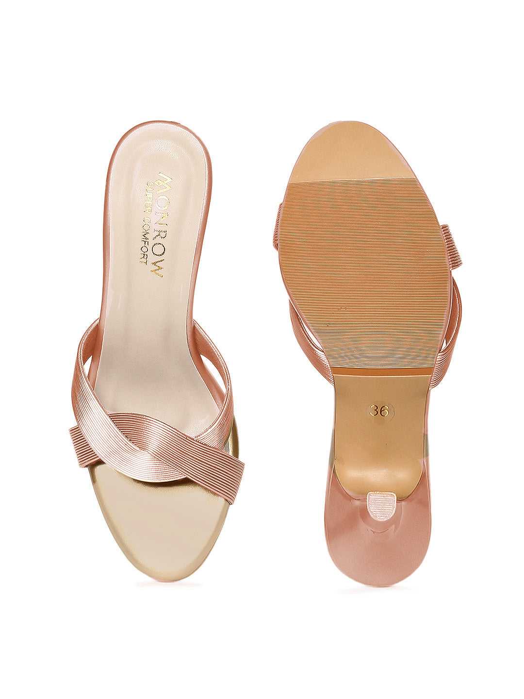 Allana Rose Gold Kitten Heel - Image 3