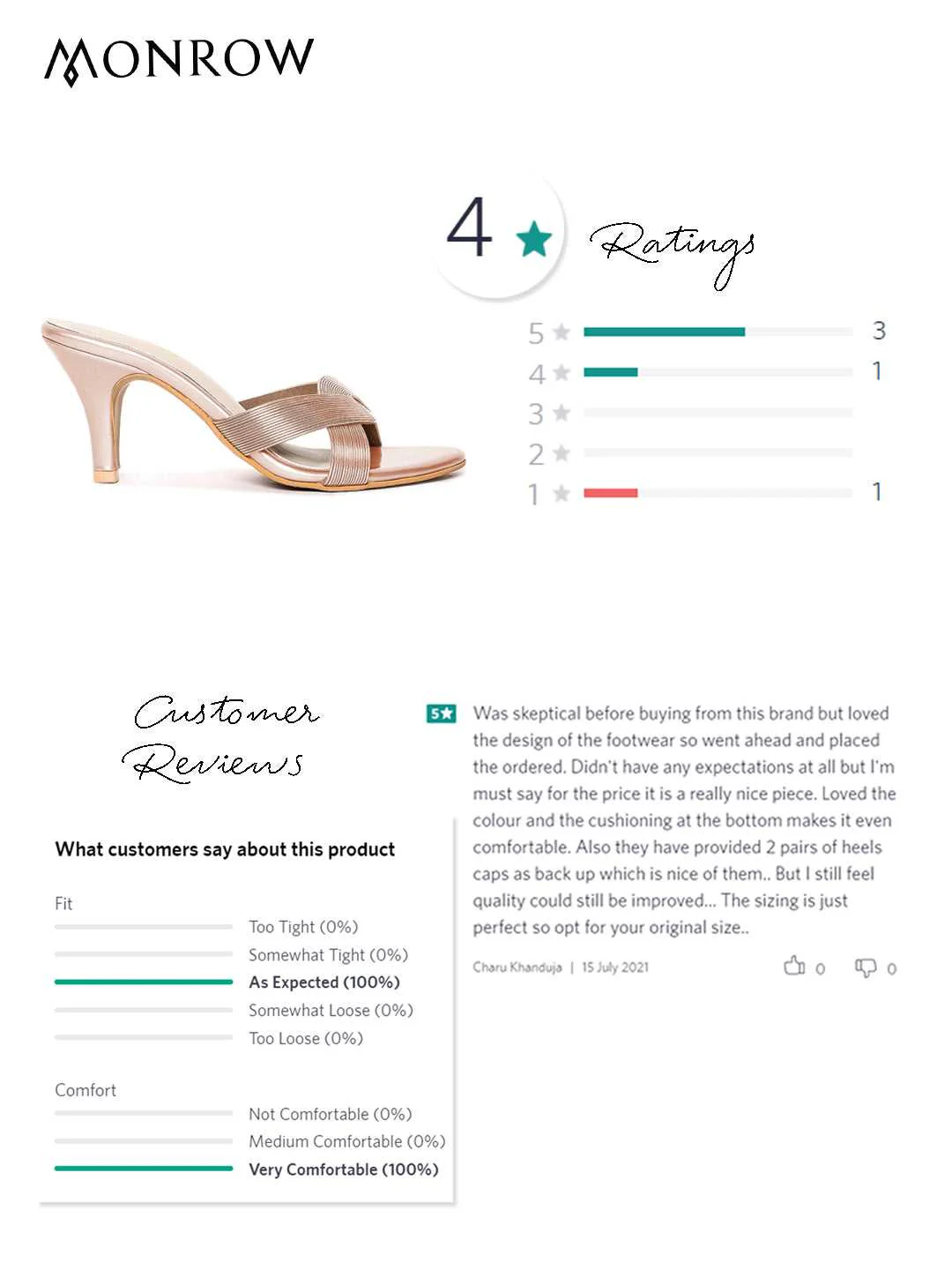 Allana Rose Gold Kitten Heel - Image 5