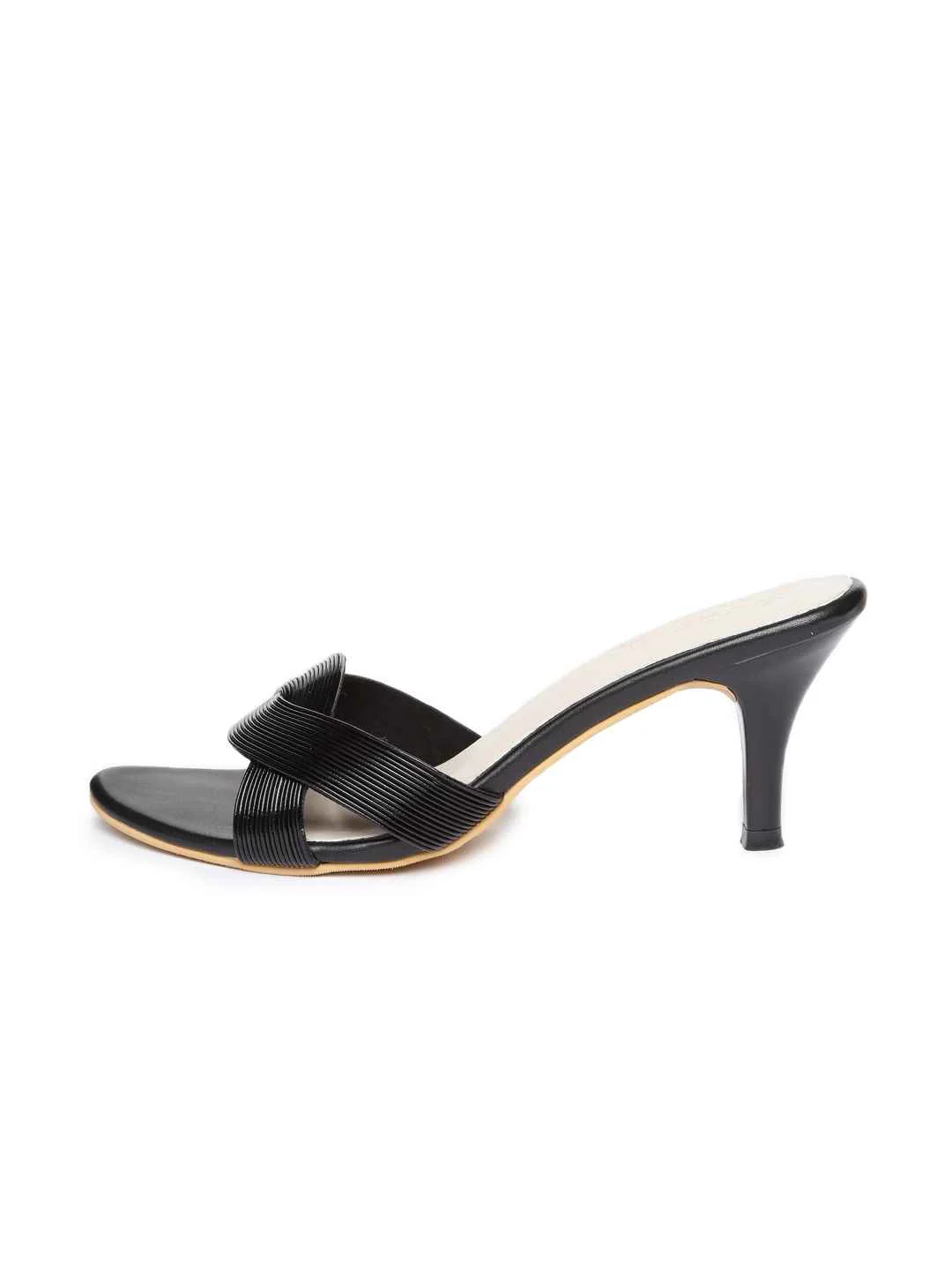 Allana Black Kitten Heel - Image 8