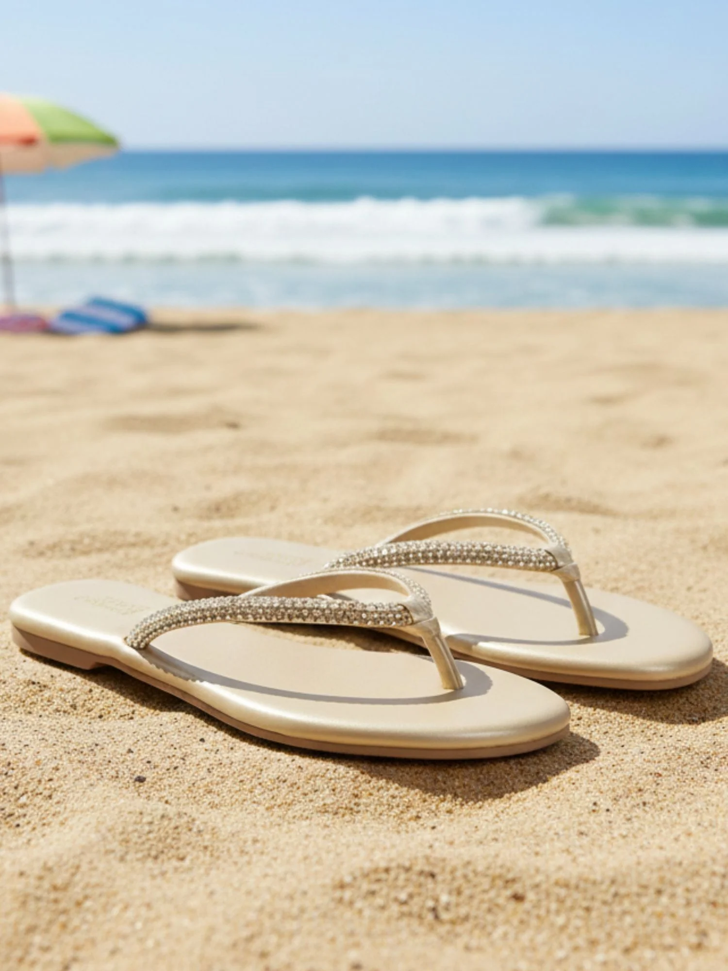 Andrea Gold Flats - Image 3