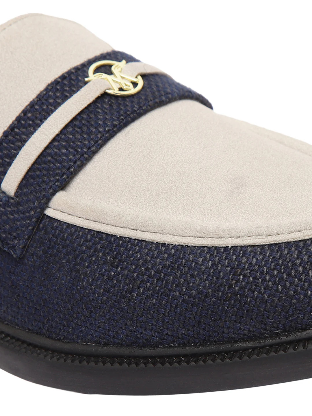 Angelia Blue Flat Loafers - Image 7