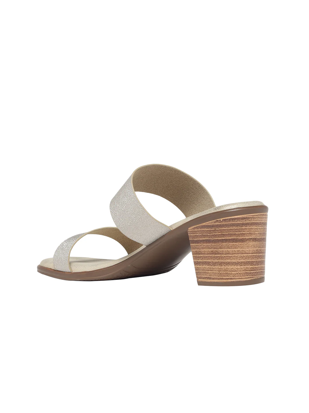 Aprila Gold Block Heels - Image 4