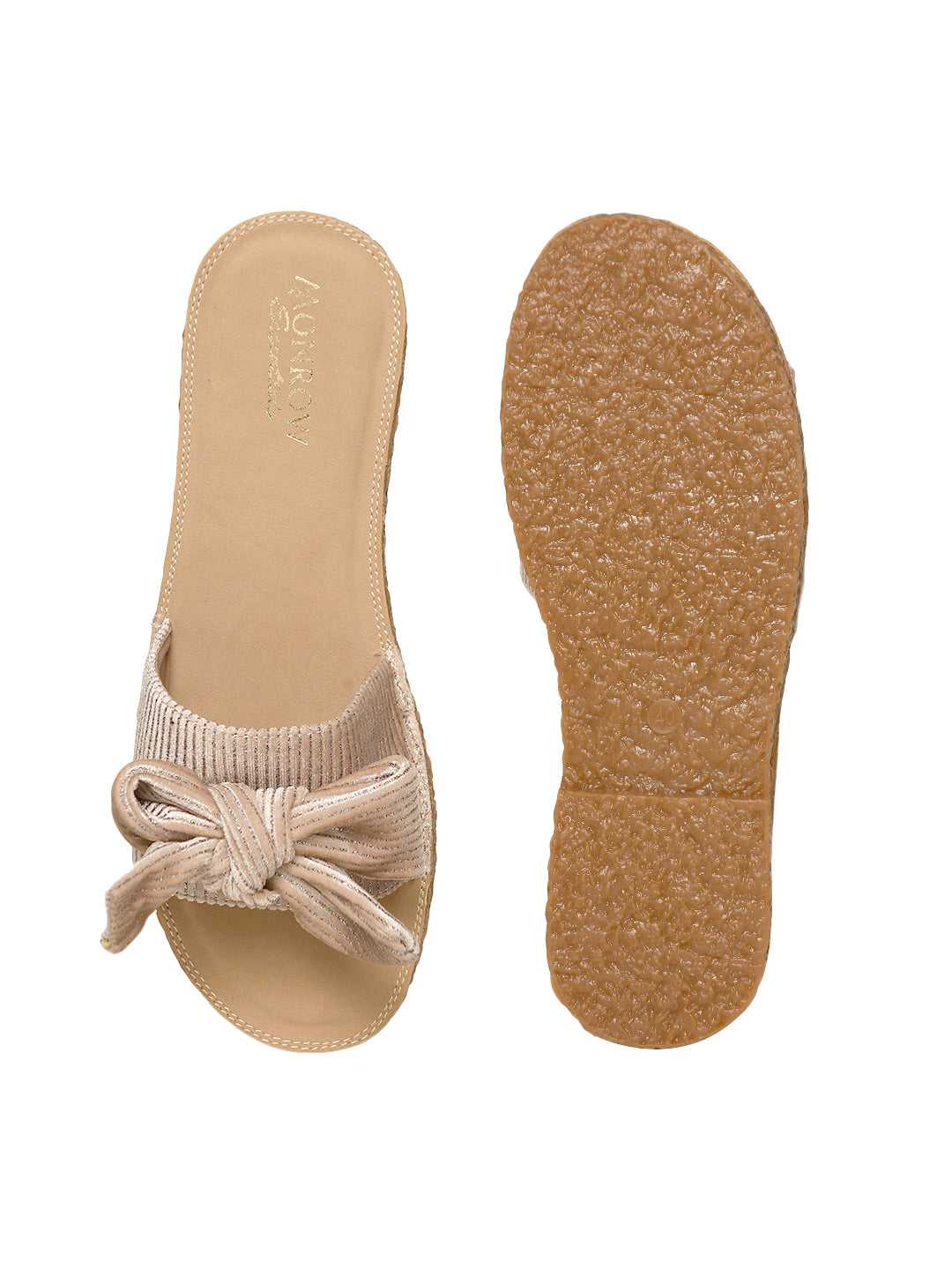 Arielle Beige Flats - Image 5