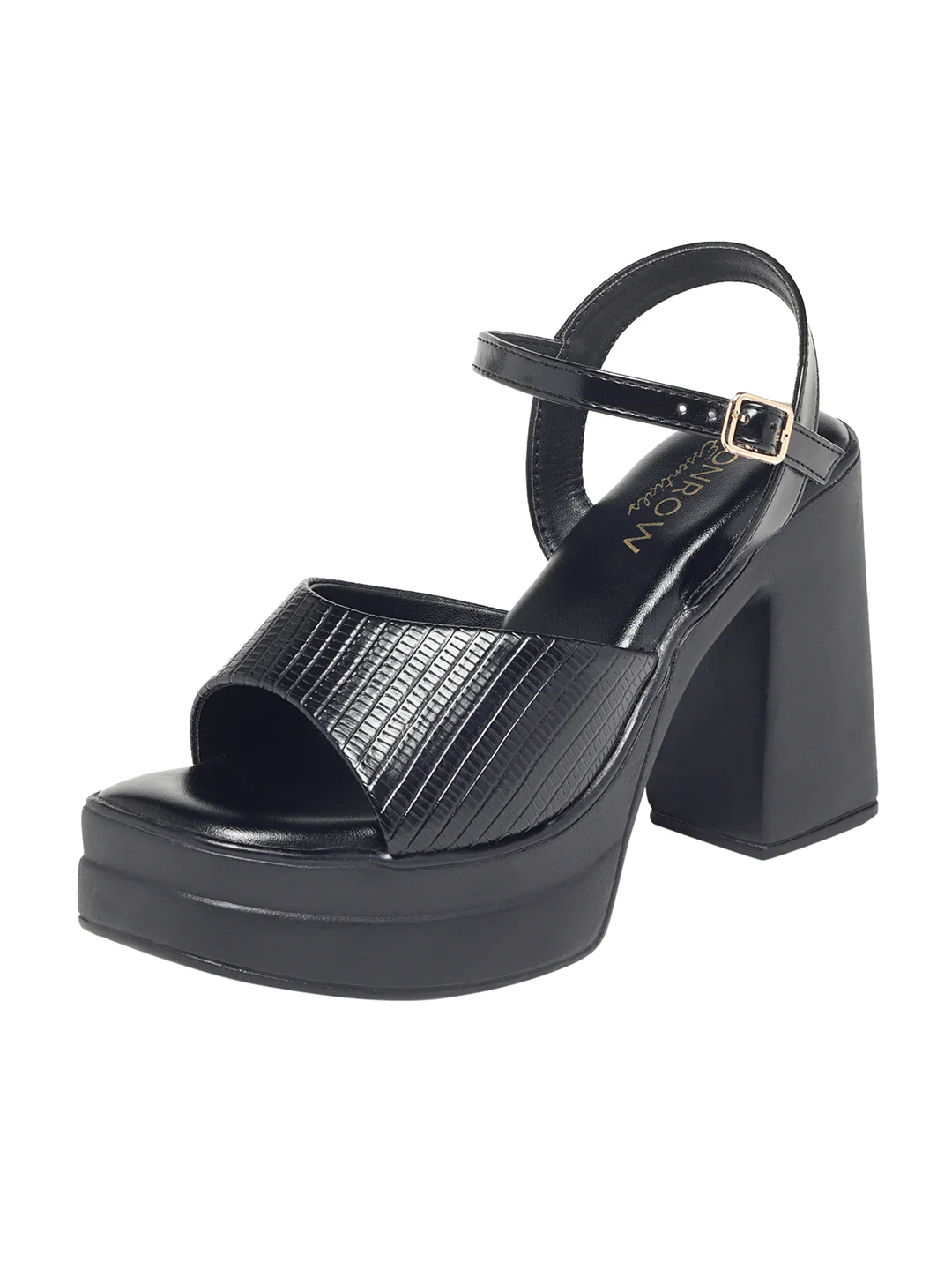 Arina Black Platform Heels - Image 8