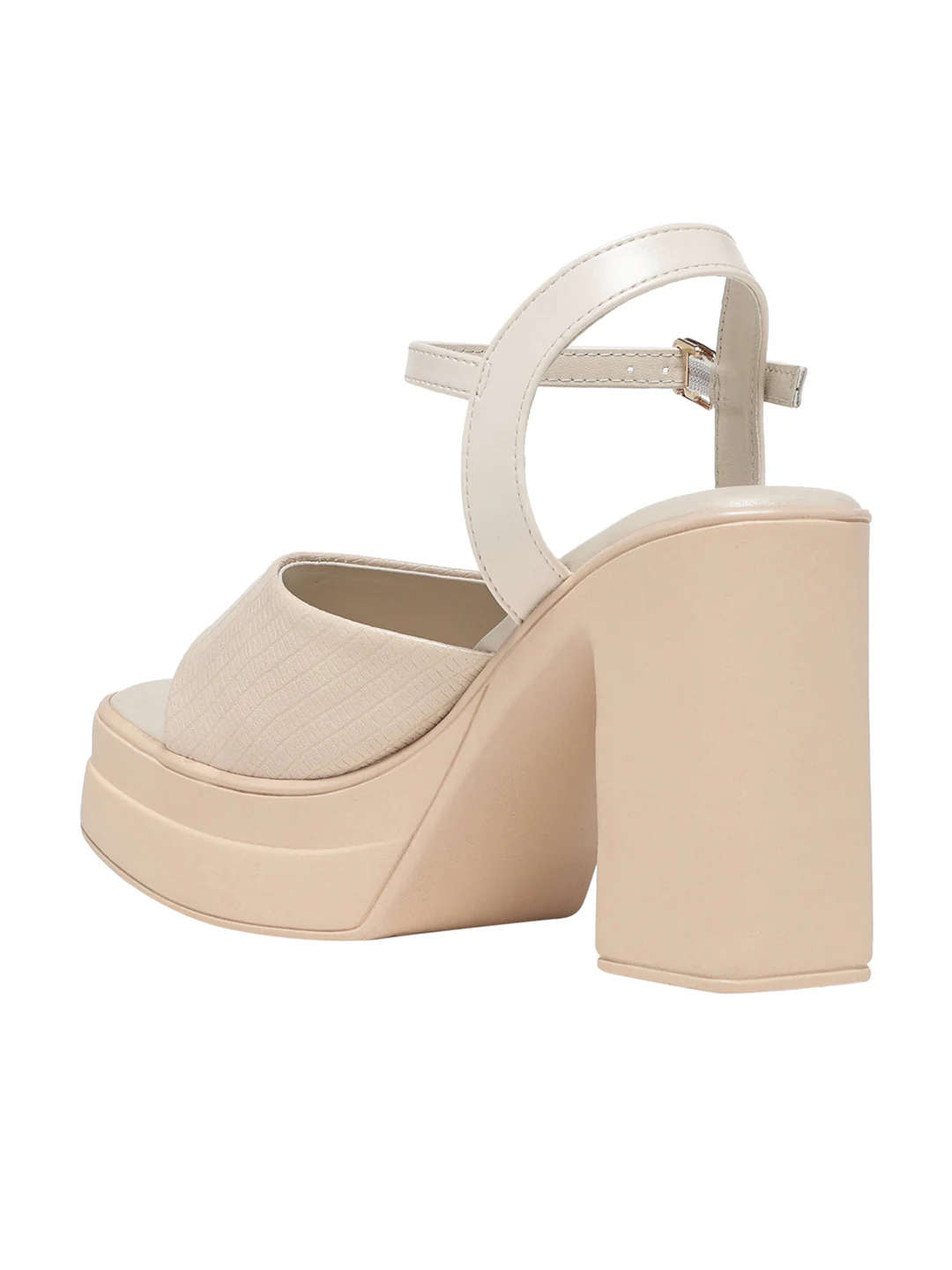 Arina Cream Platform Heels - Image 5
