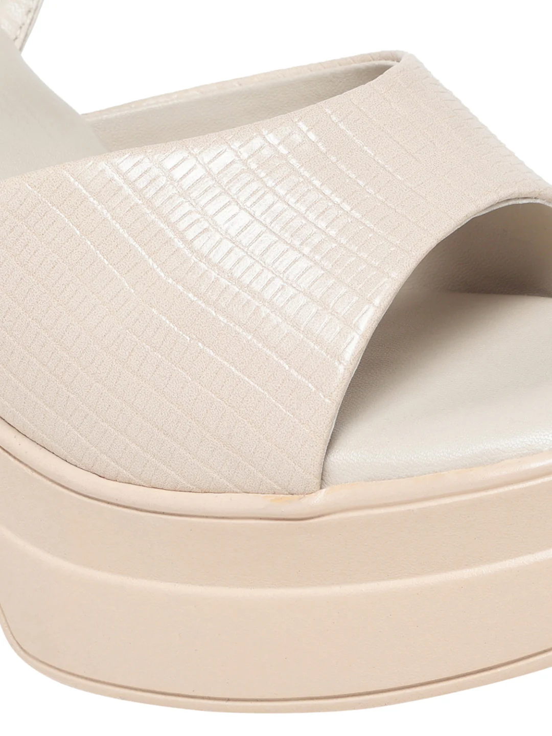 Arina Cream Platform Heels - Image 8