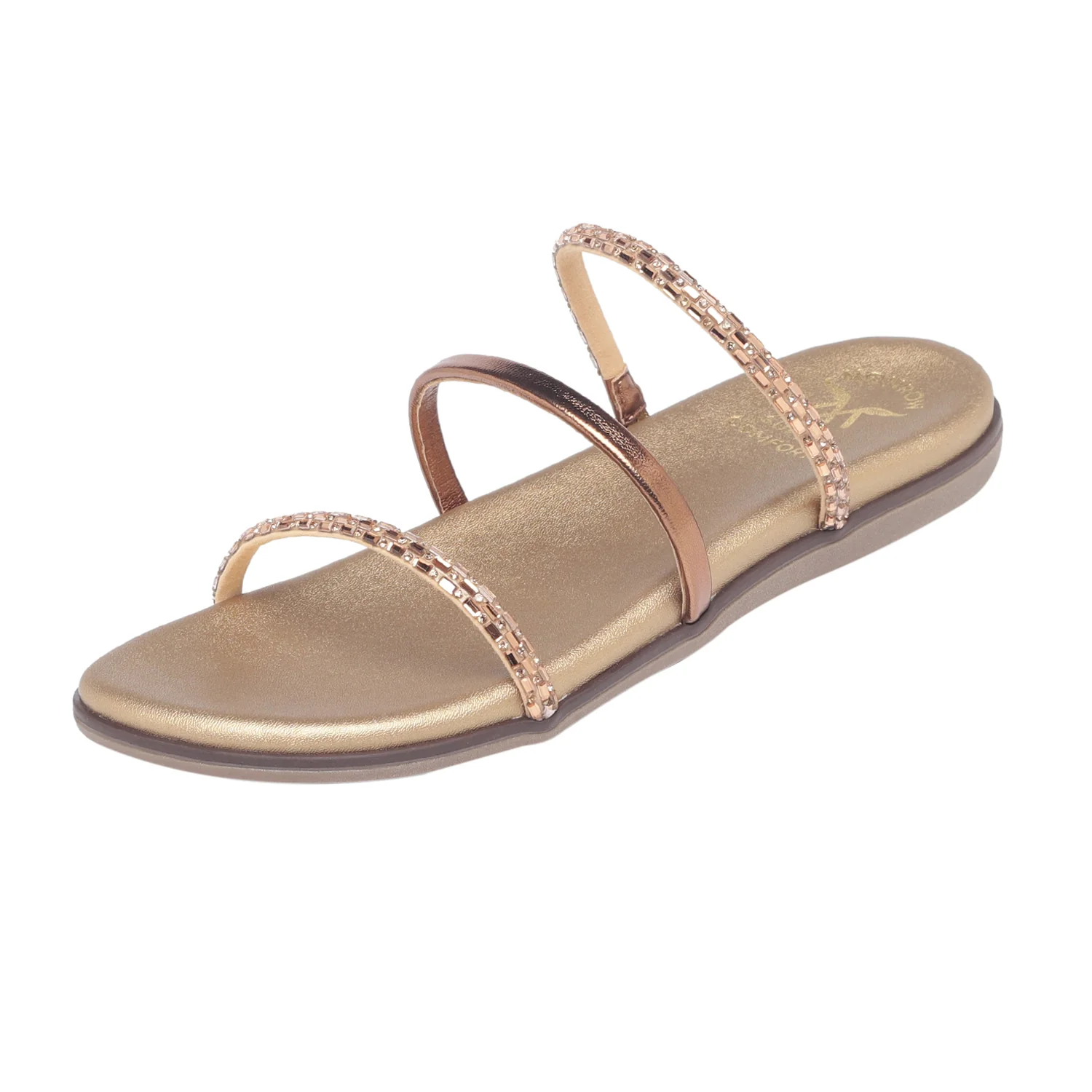 Auckie Monrow Bronze Flats - Image 8