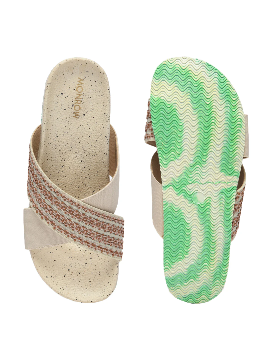 Ava Beige Flats - Image 5
