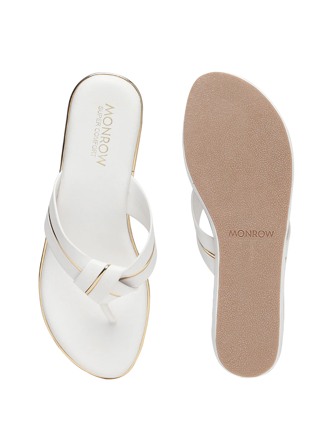Aven White Wedge Heels - Image 5