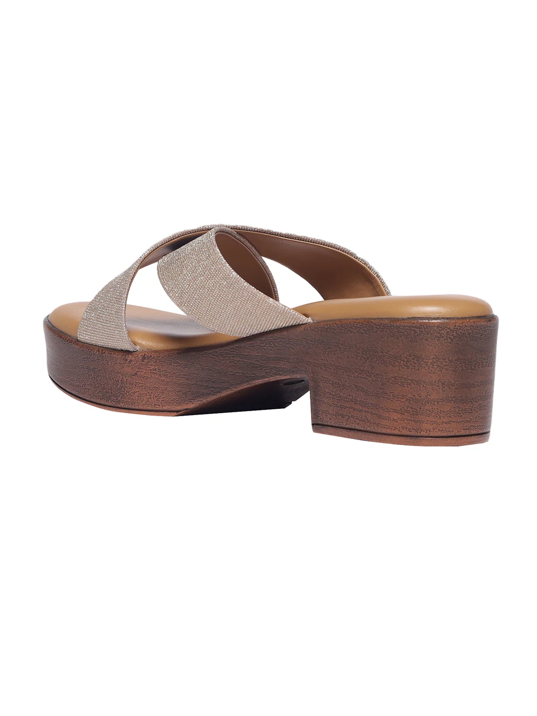Baylin Gold Platform Heels - Image 4