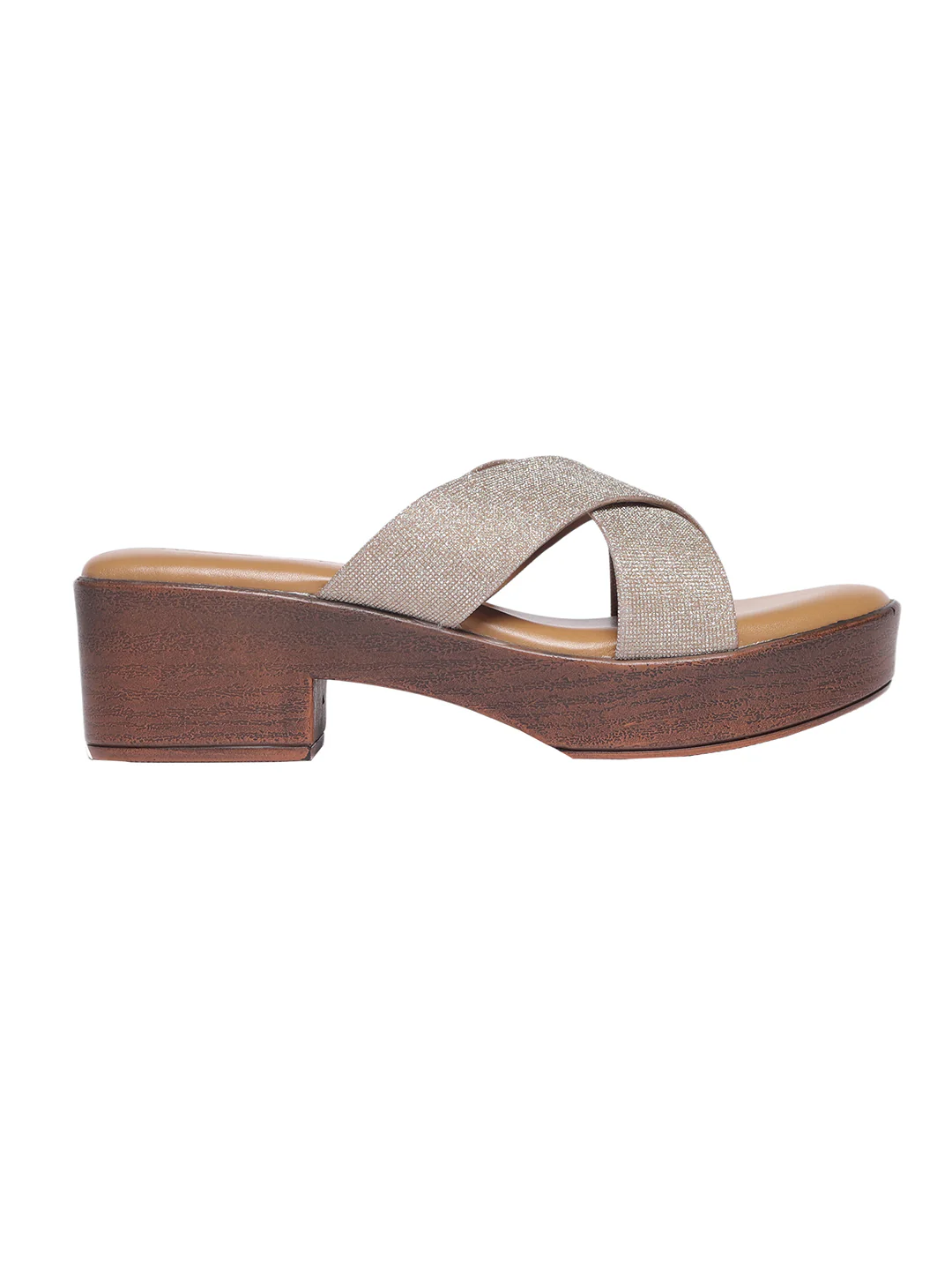 Baylin Gold Platform Heels - Image 5