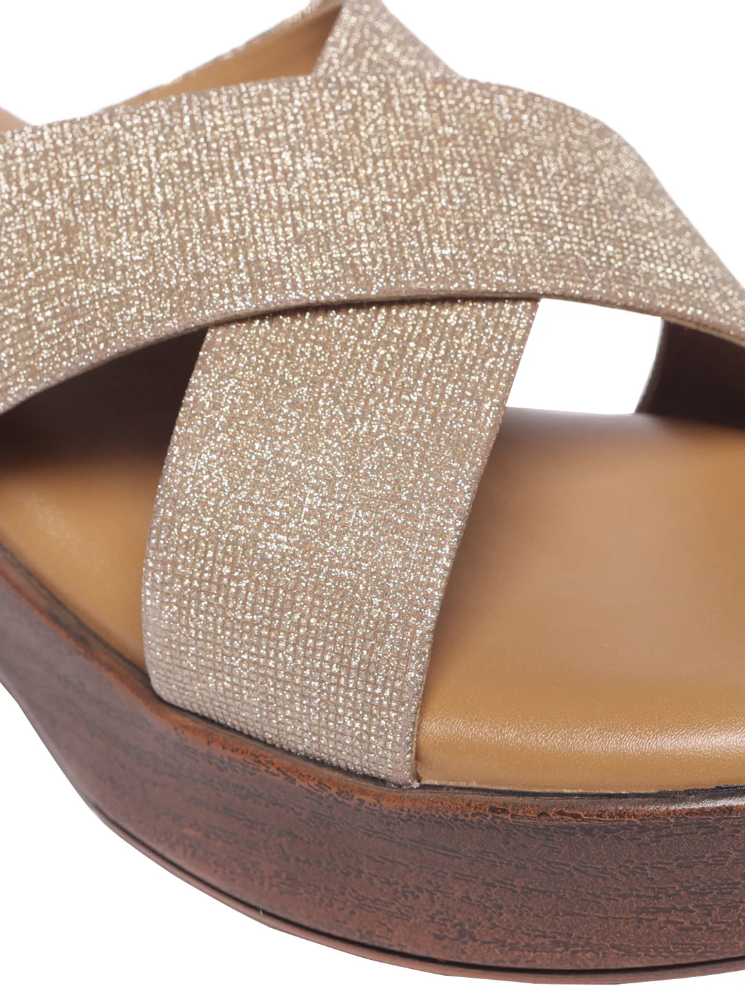 Baylin Gold Platform Heels - Image 7