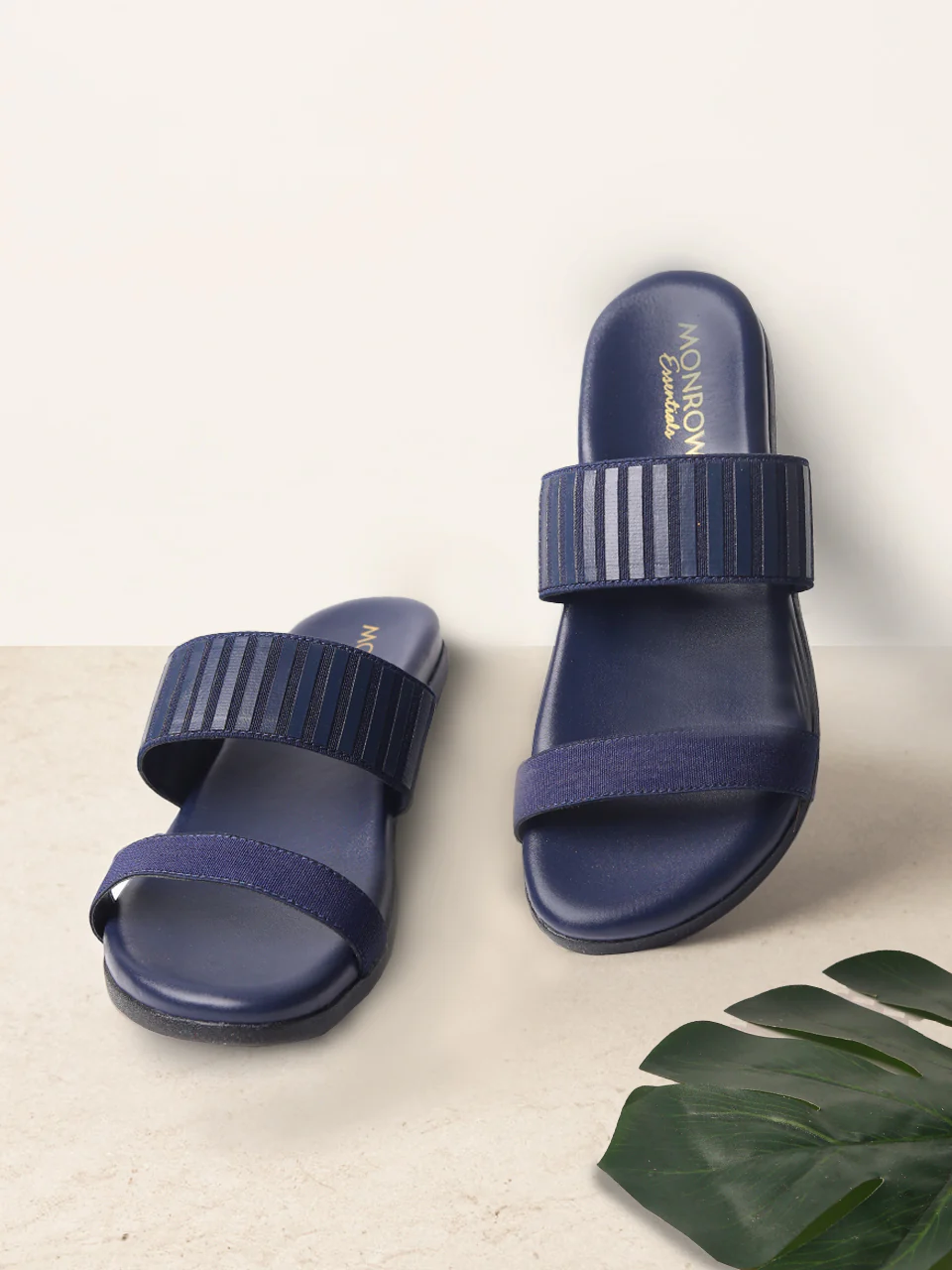 Belila Navy Blue Flats - Image 3