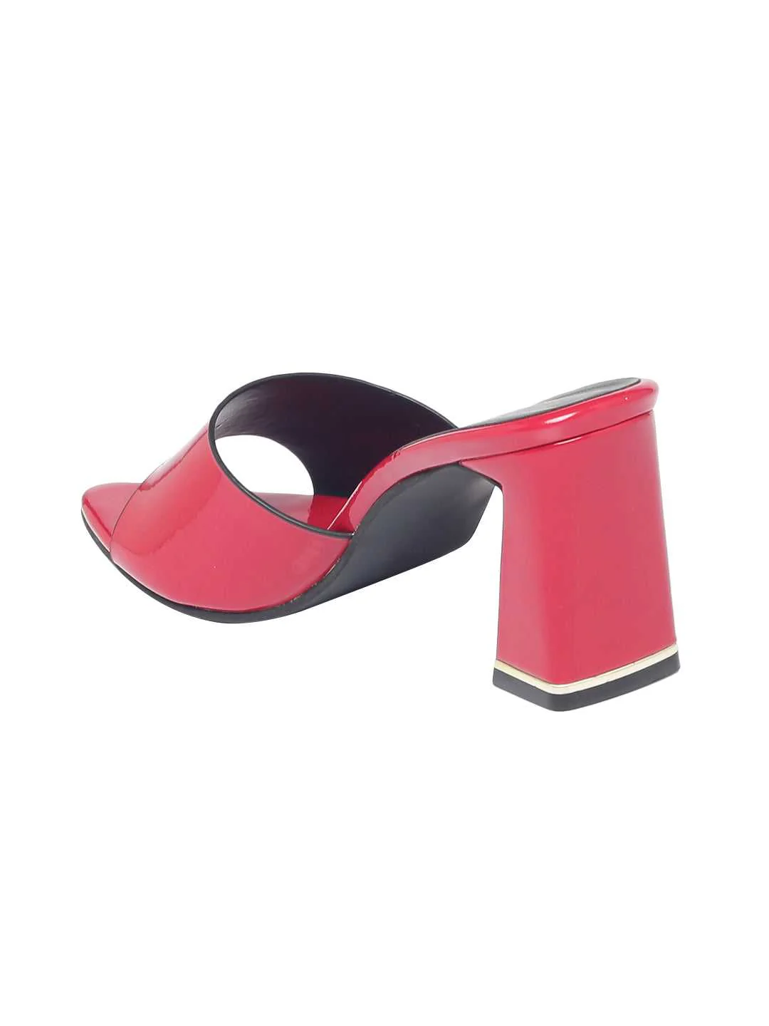 Blushy Red Block Heel - Image 5