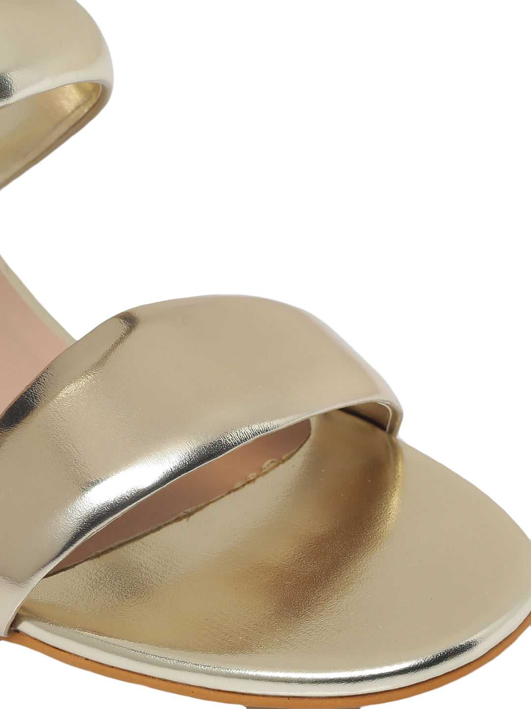 Brigitte Gold Kitten Heel - Image 4