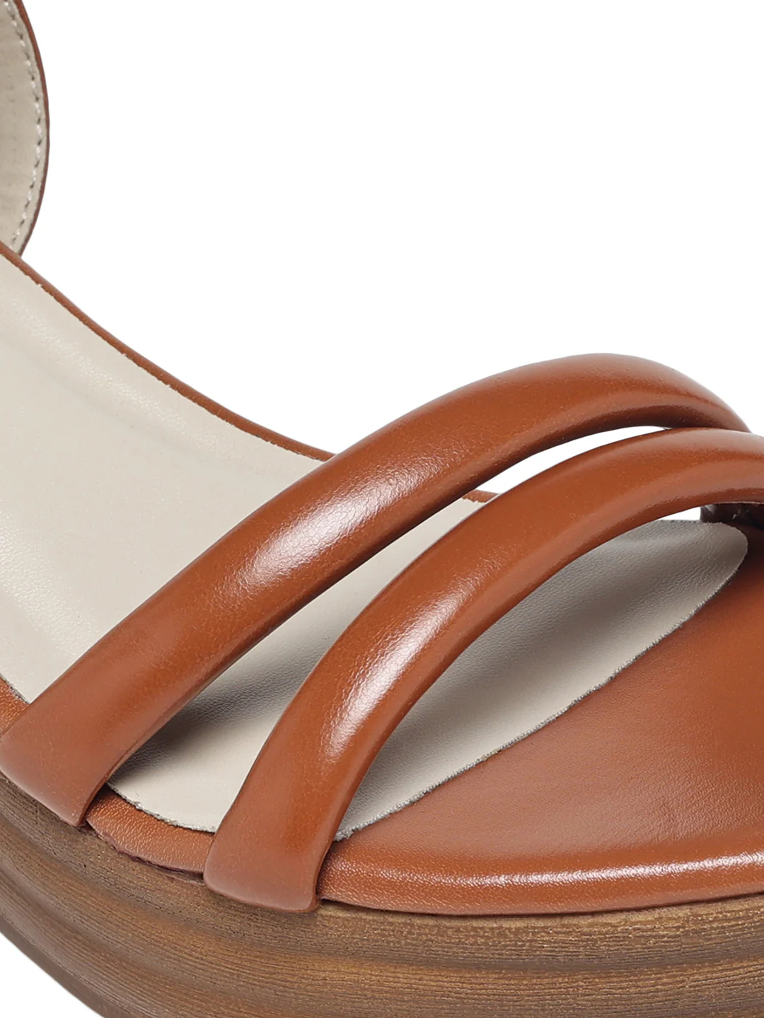 Shamana Tan Wedge Heels - Image 7
