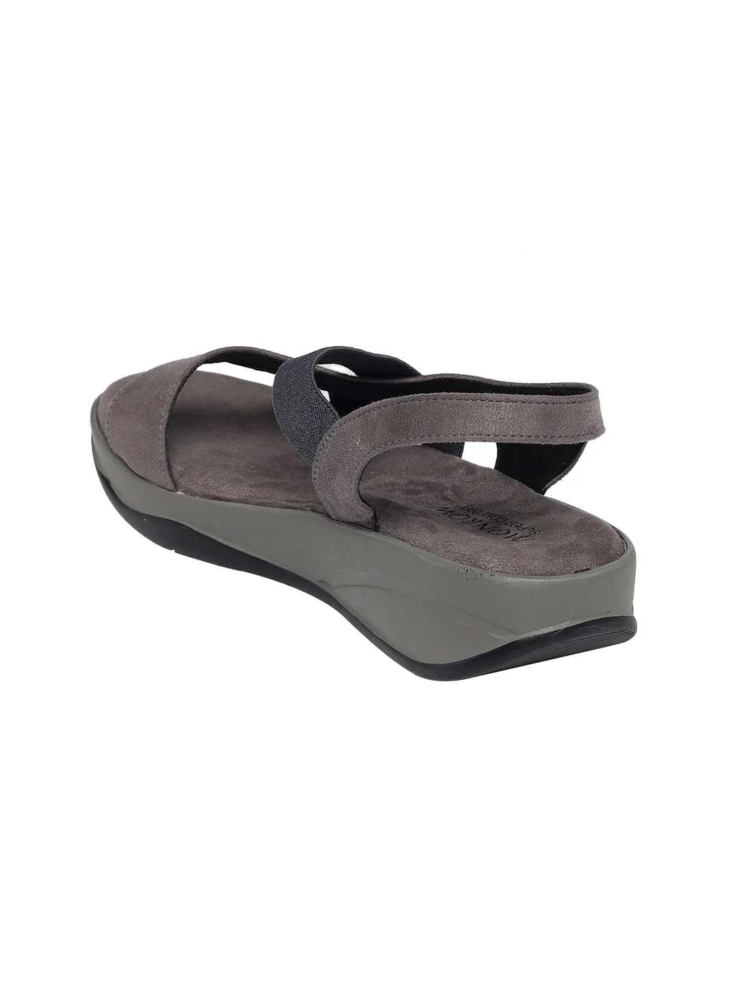 Carlee Grey Wedge Heel - Image 4