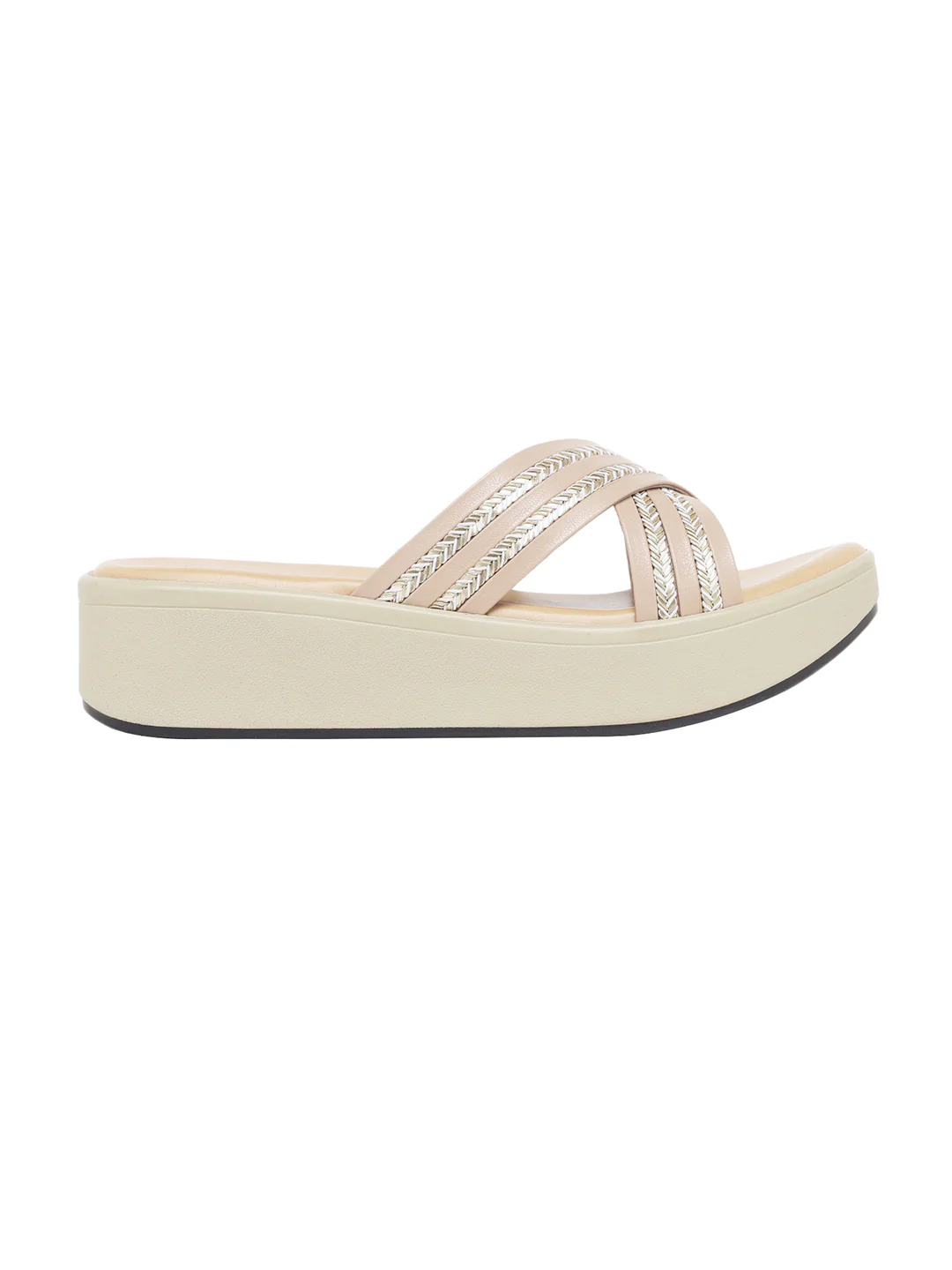 Carys Pink Flatform Heels - Image 2