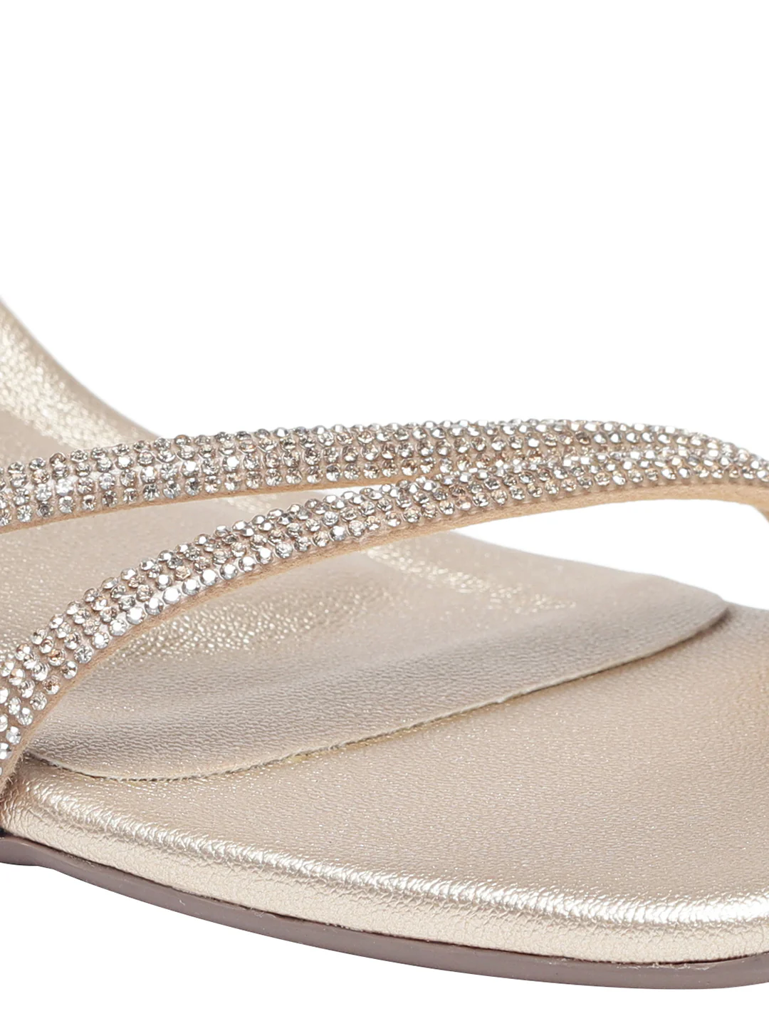 Casey Gold Block Heels - Image 3