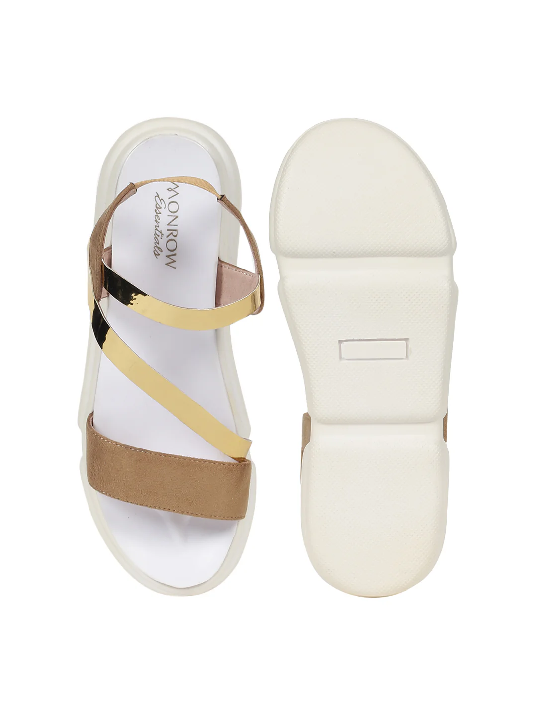 Cecelia Beige Flats - Image 3