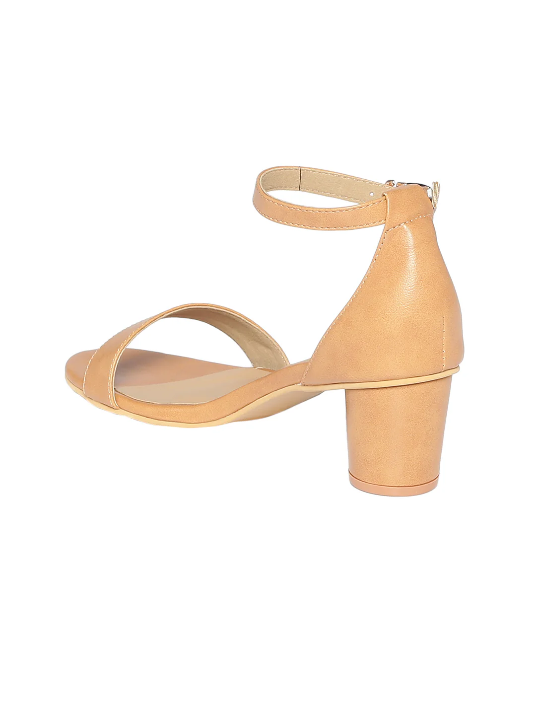 Clara Tan Block Heels - Image 4