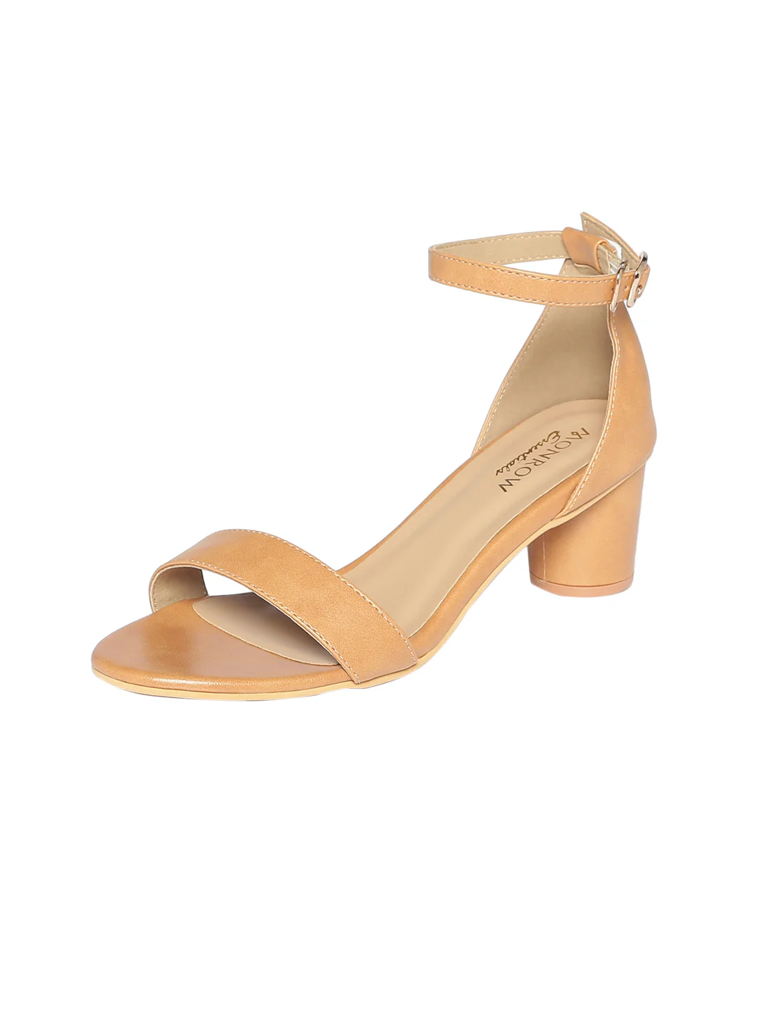 Clara Tan Block Heels - Image 8