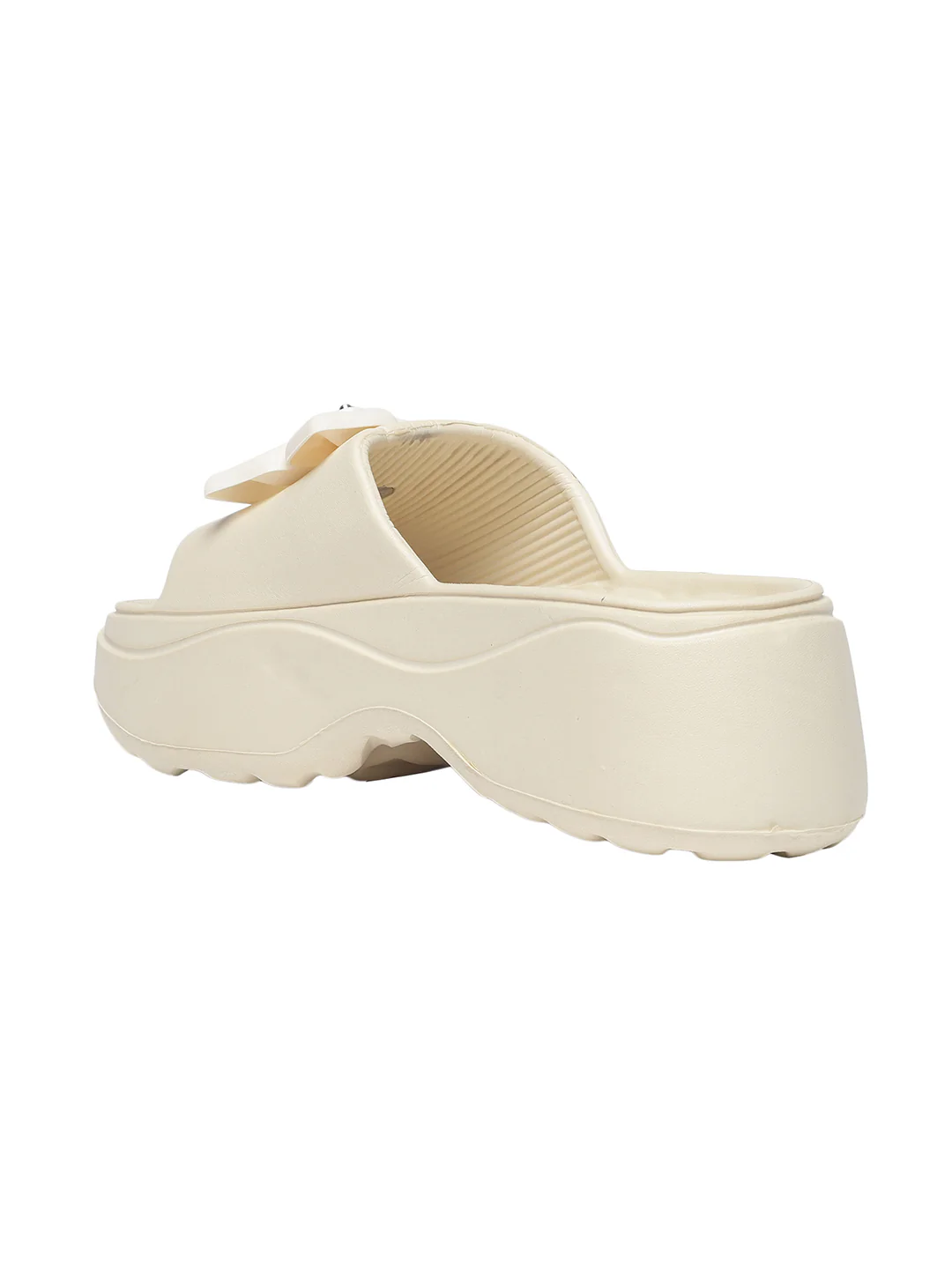 Cleo Beige Slip On Sliders - Image 5