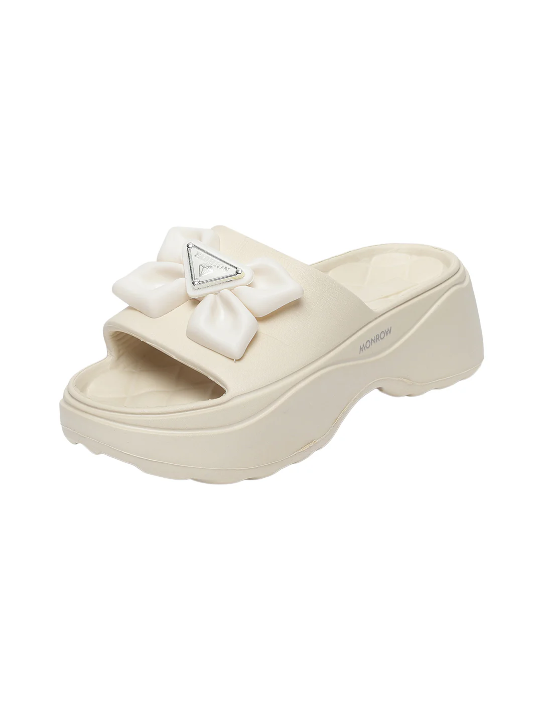 Cleo Beige Slip On Sliders - Image 8