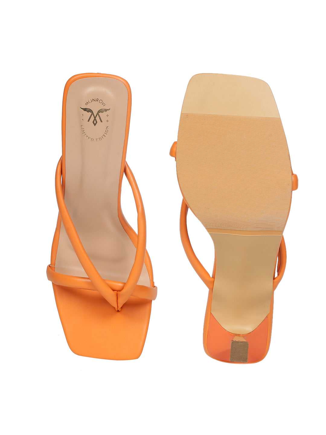 Coral Orange Heels - Image 5