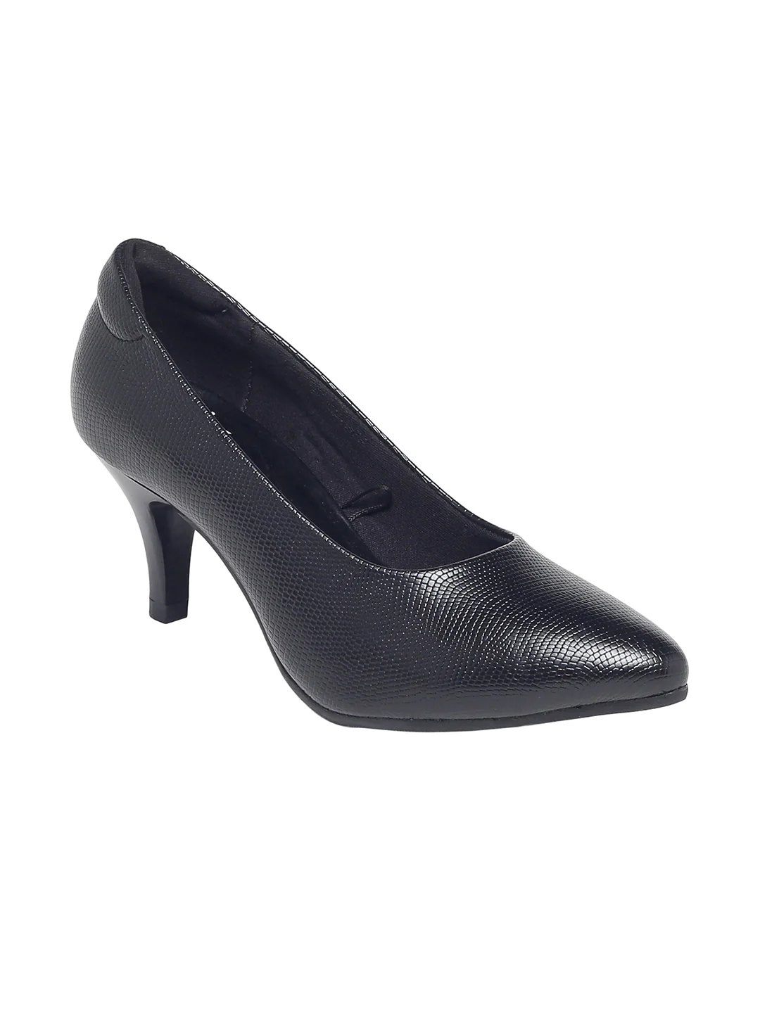 Darcie Black Kitten Heels - Image 2