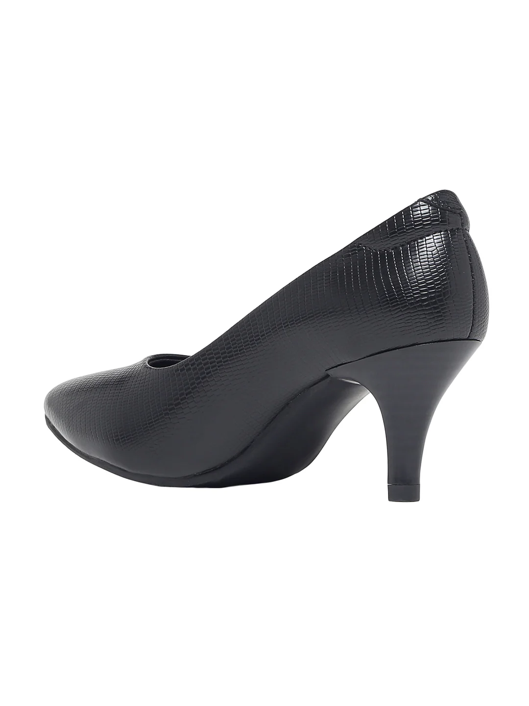 Darcie Black Kitten Heels - Image 4