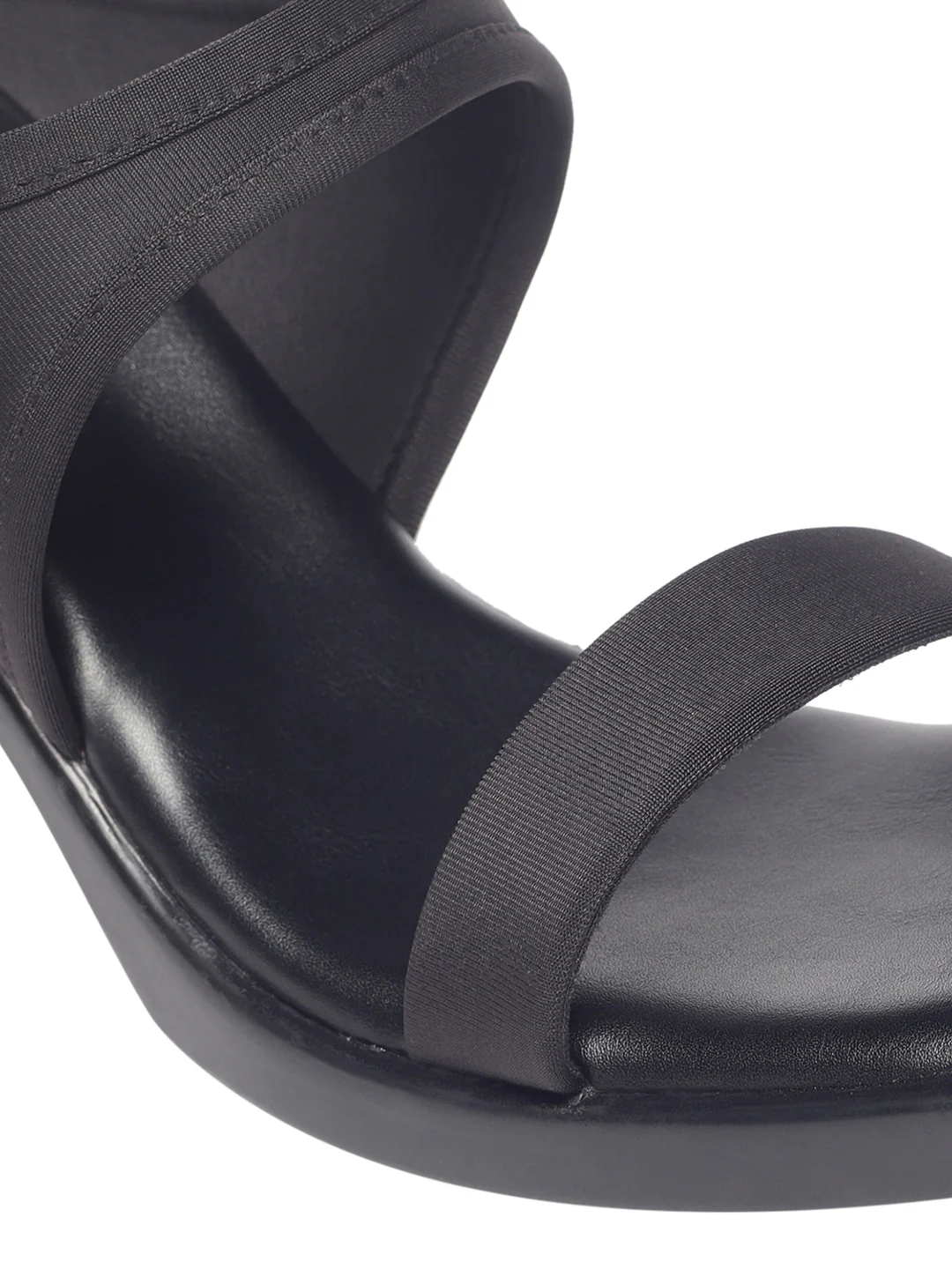 Darcy Black Block Heels - Image 4