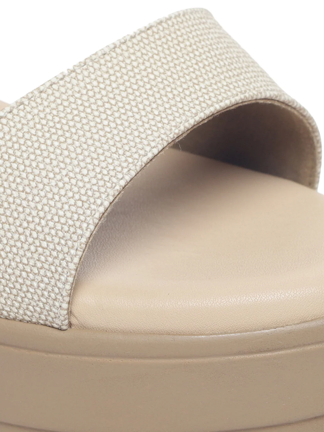 Darya Beige Platform Heels - Image 7