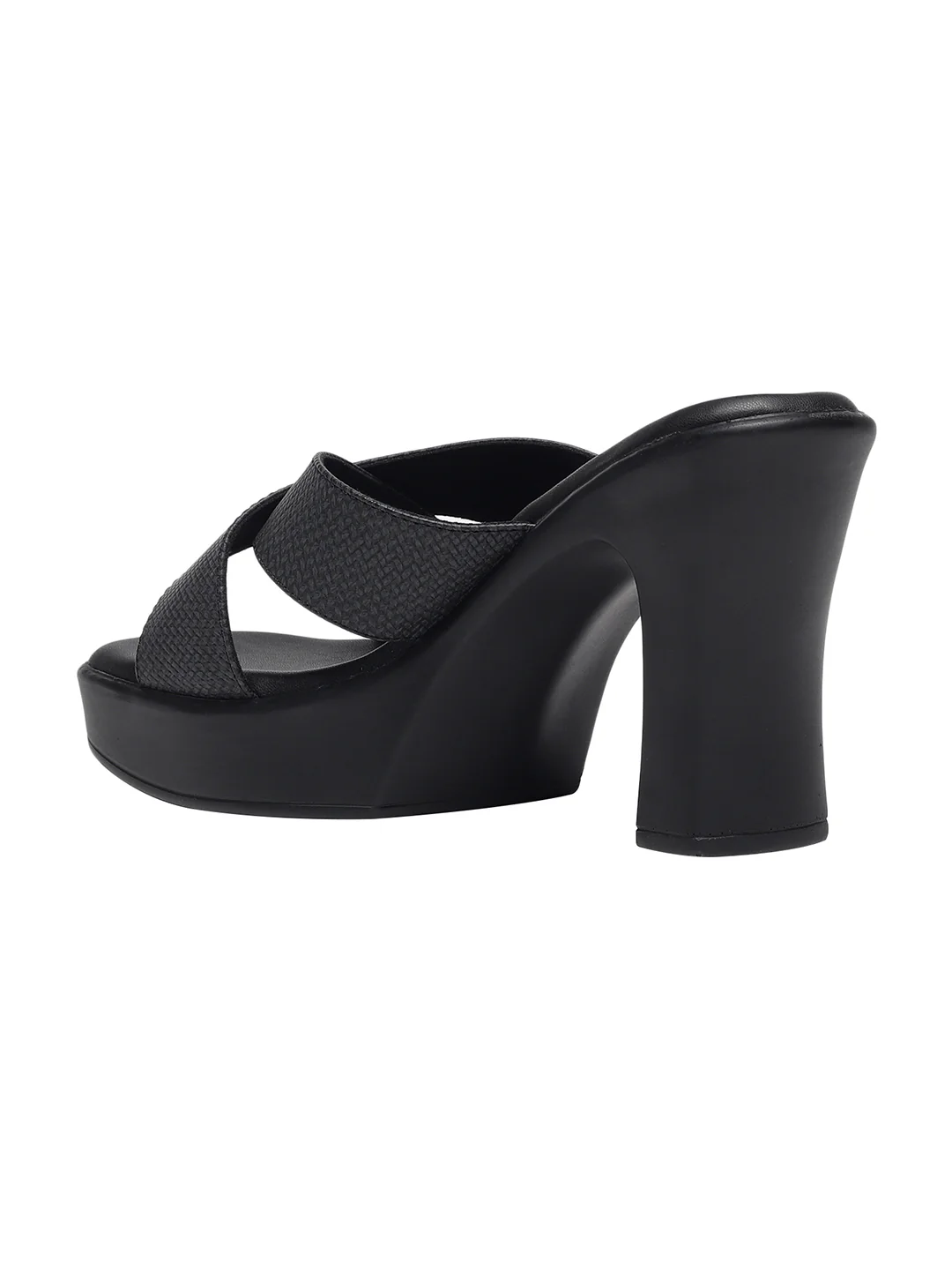 Drew Black Platform Heels - Image 7