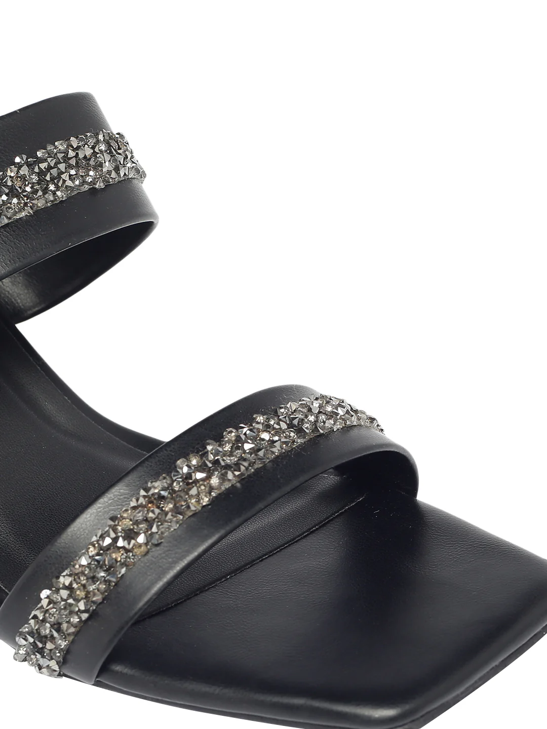 Eden Black Kitten Heels - Image 7