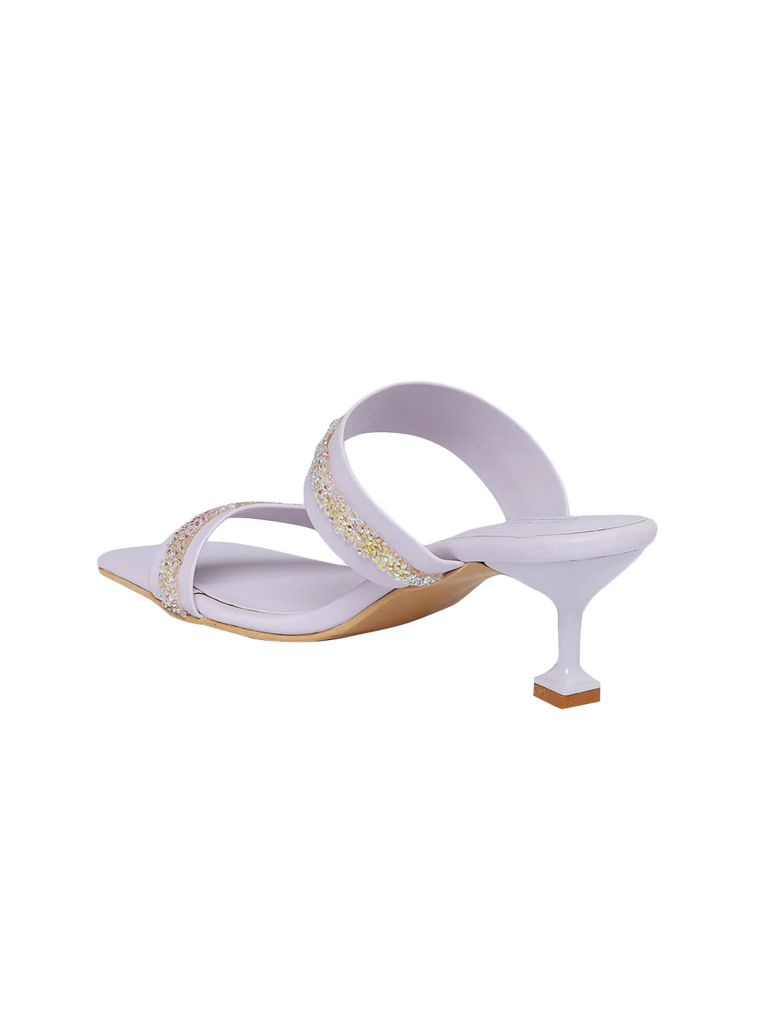 Eden Lavender Kitten Heels - Image 4
