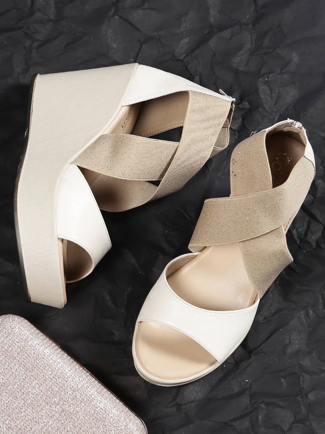 Elina Beige Heels - Image 3